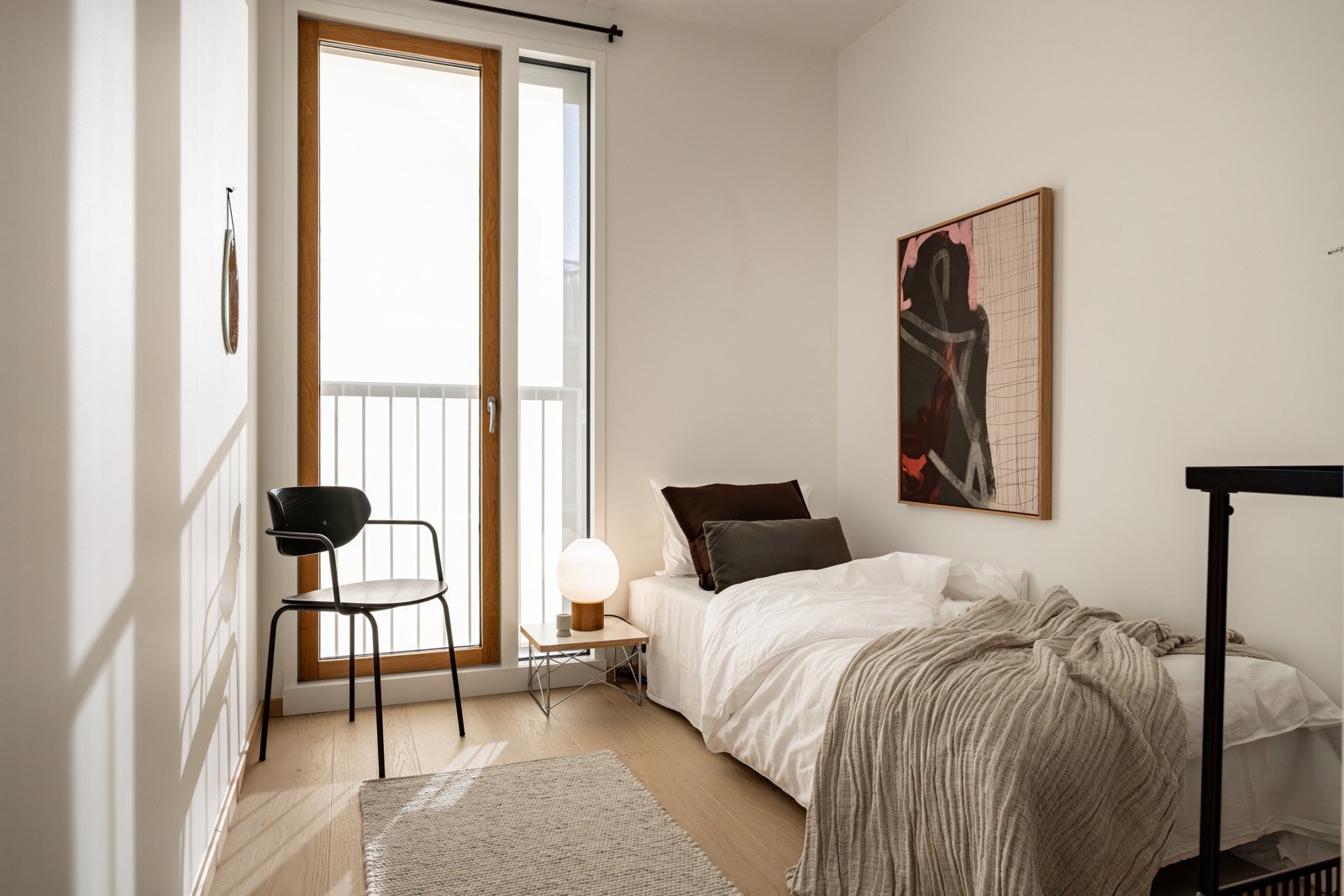 Stilrent og behagelig soverom 2. Galleribilde