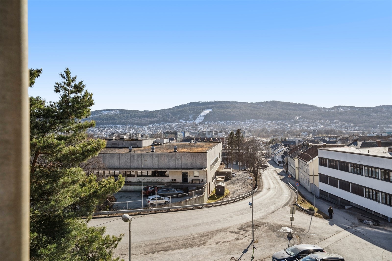 Utsikt fra leiligheten. Galleribilde