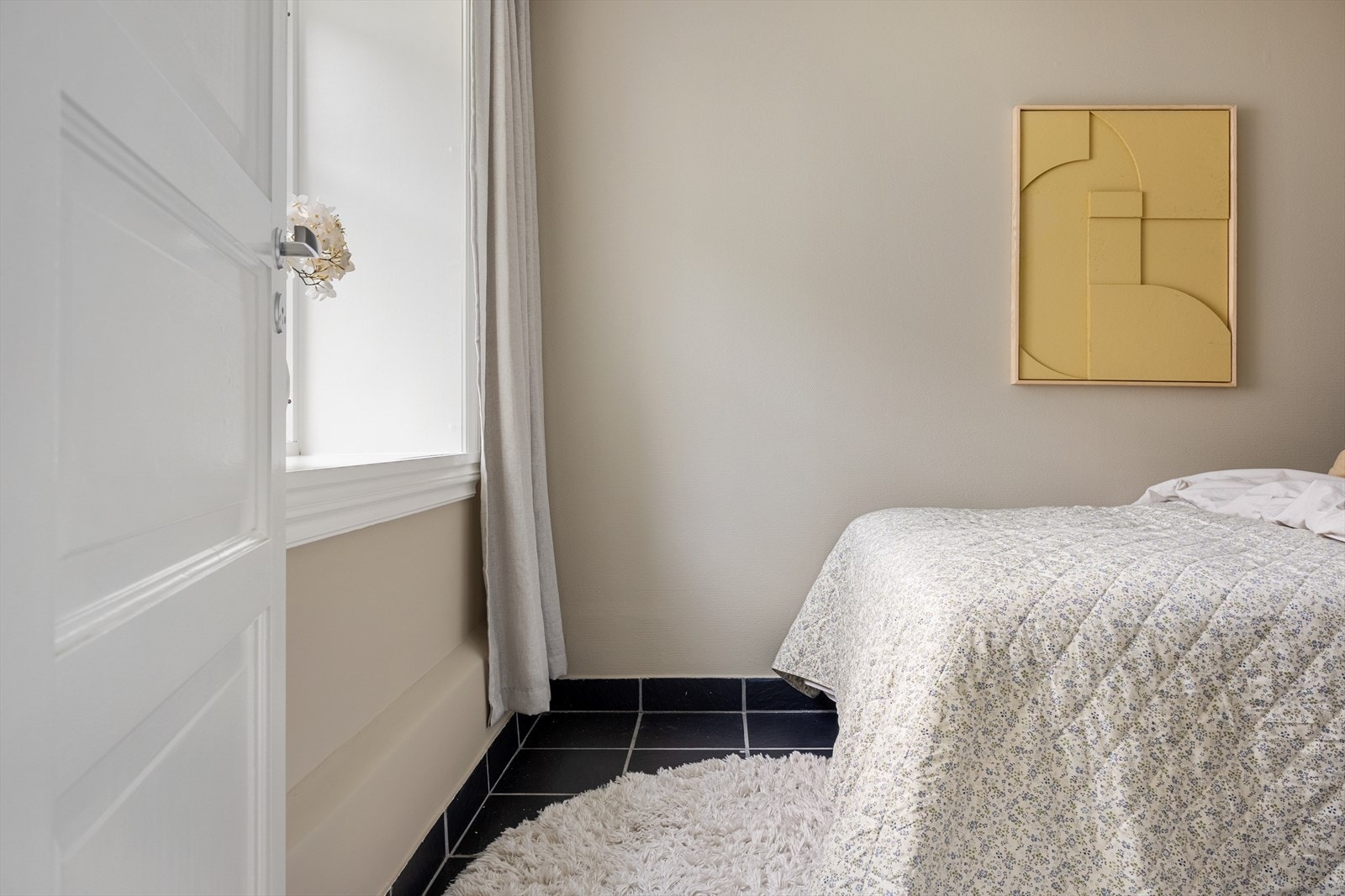 Soverommet er målt til 7,3 kvm. Galleribilde