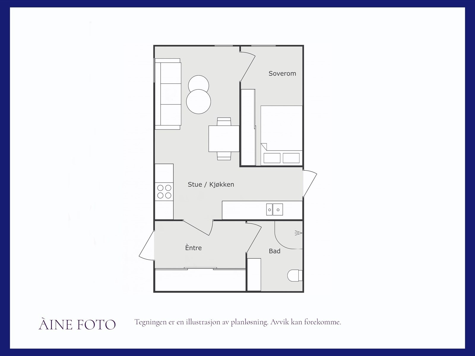 - Plantegning, i tillegg har man ekstern bod og felles vaskerom i samme etasje - Galleribilde