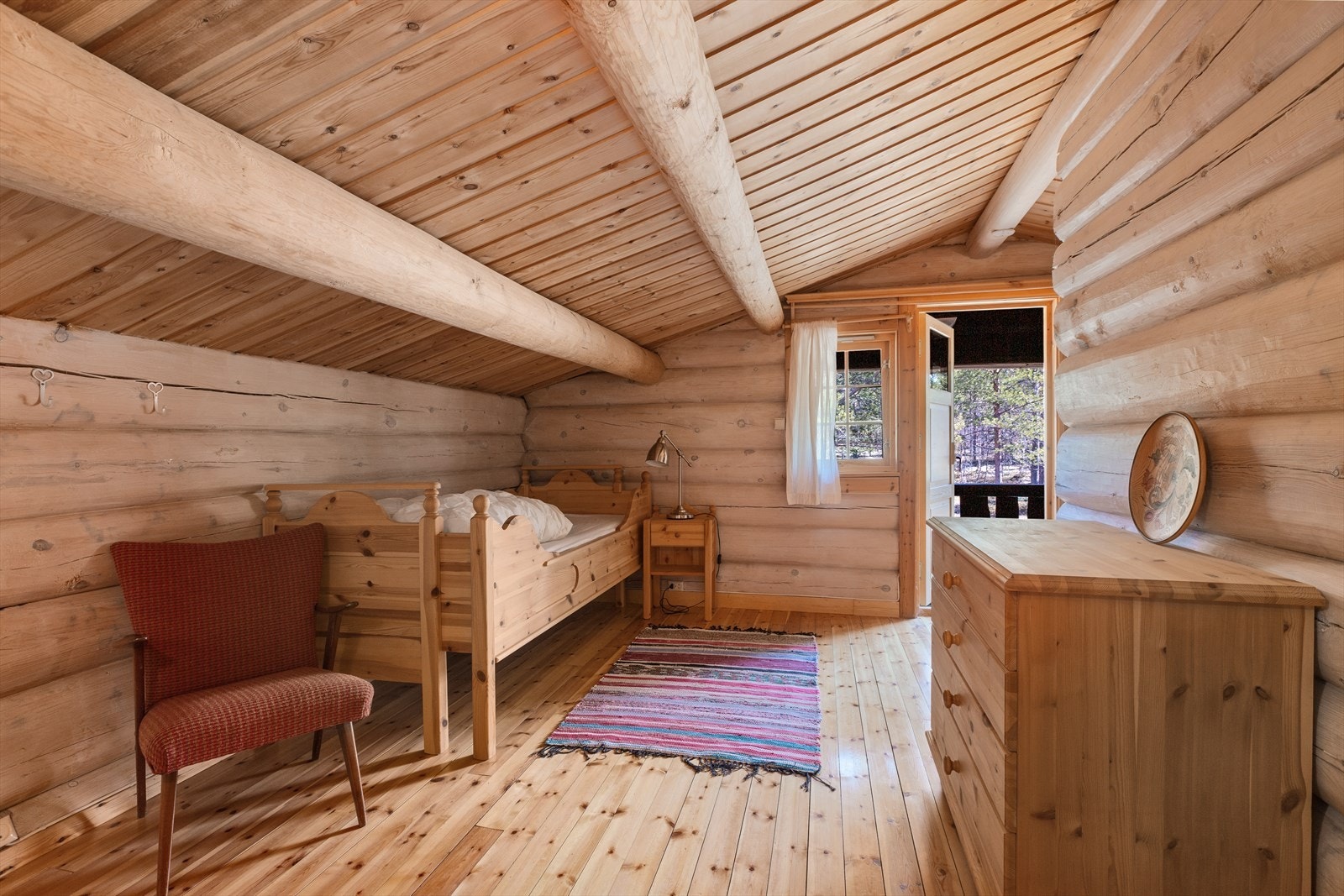 Hovedhytta har flere gode soverom Galleribilde