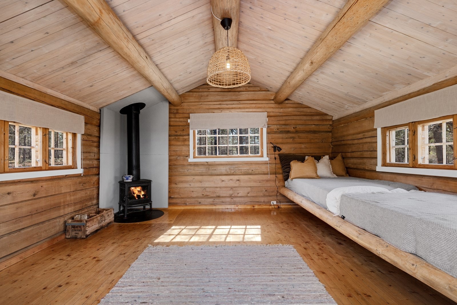 Her er det senger med overnattingsmuligheter Galleribilde