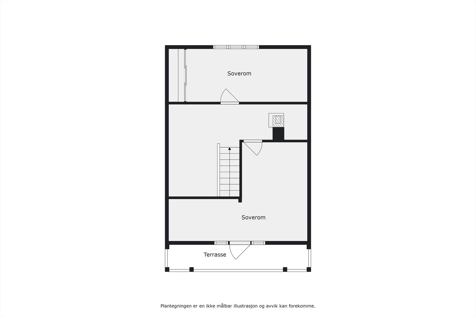 Plantegning oppstugu hovedhytta Galleribilde