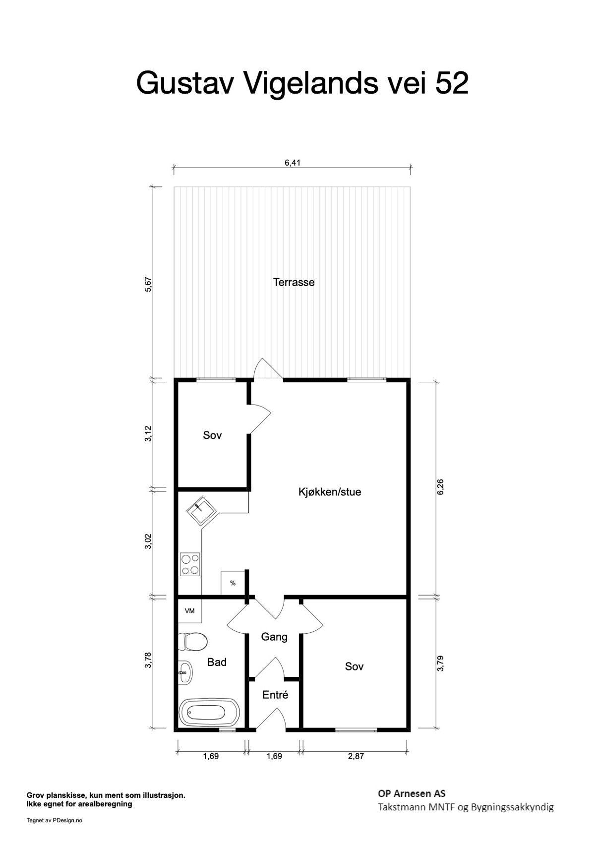 Plantegning Galleribilde