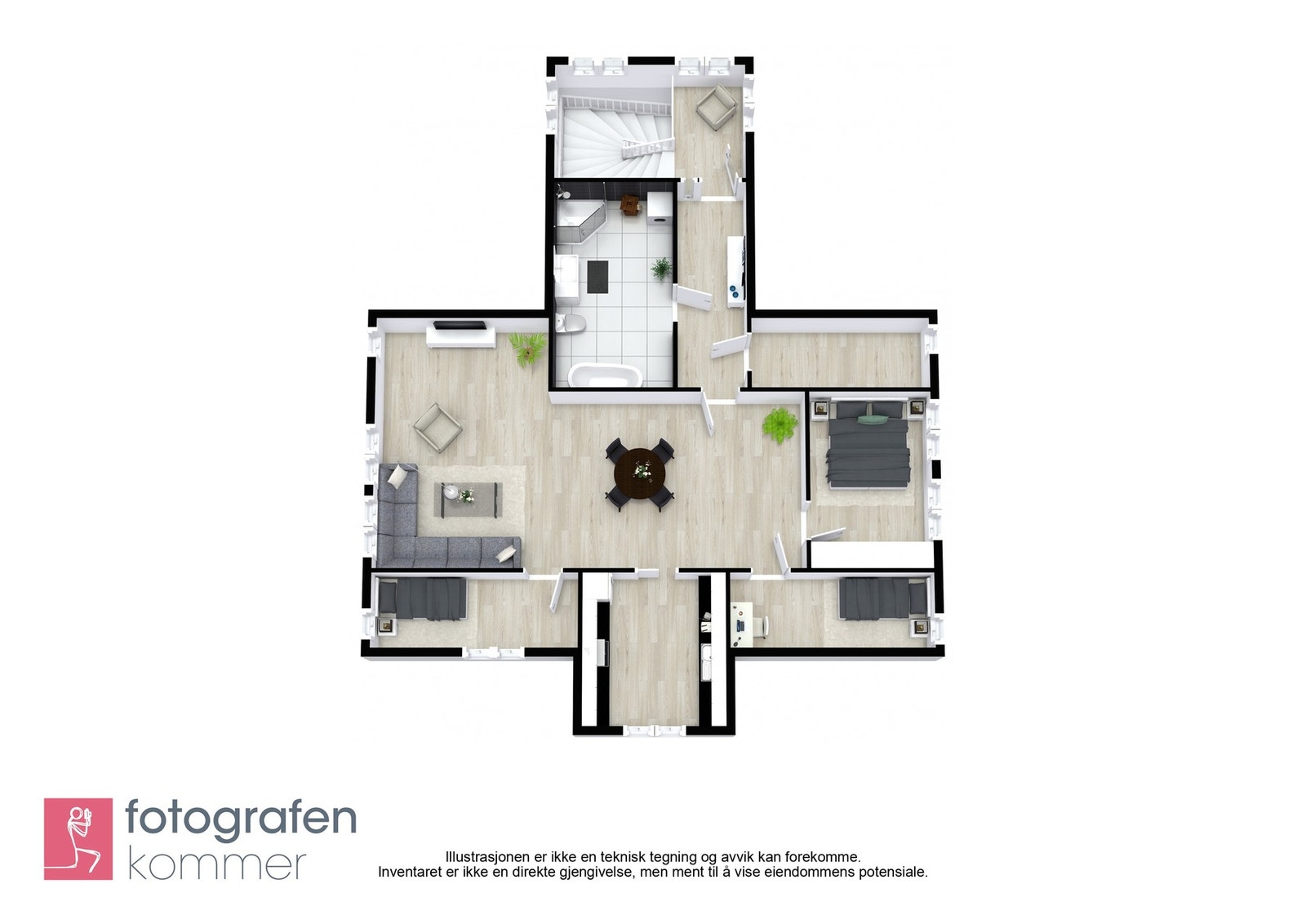 Planløsningen Galleribilde