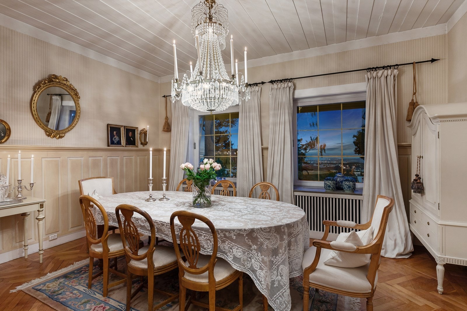 Nydelig utsyn fra spisestuen. Galleribilde
