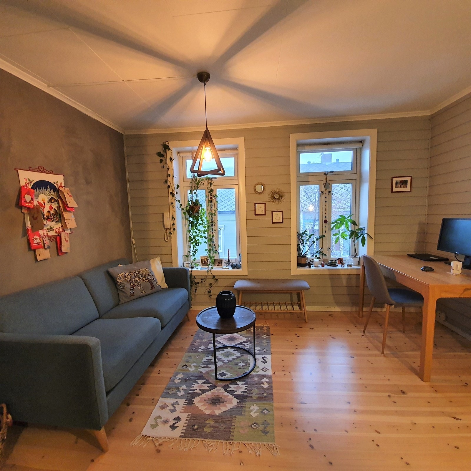 Leiligheten har en praktisk planløsning. Galleribilde