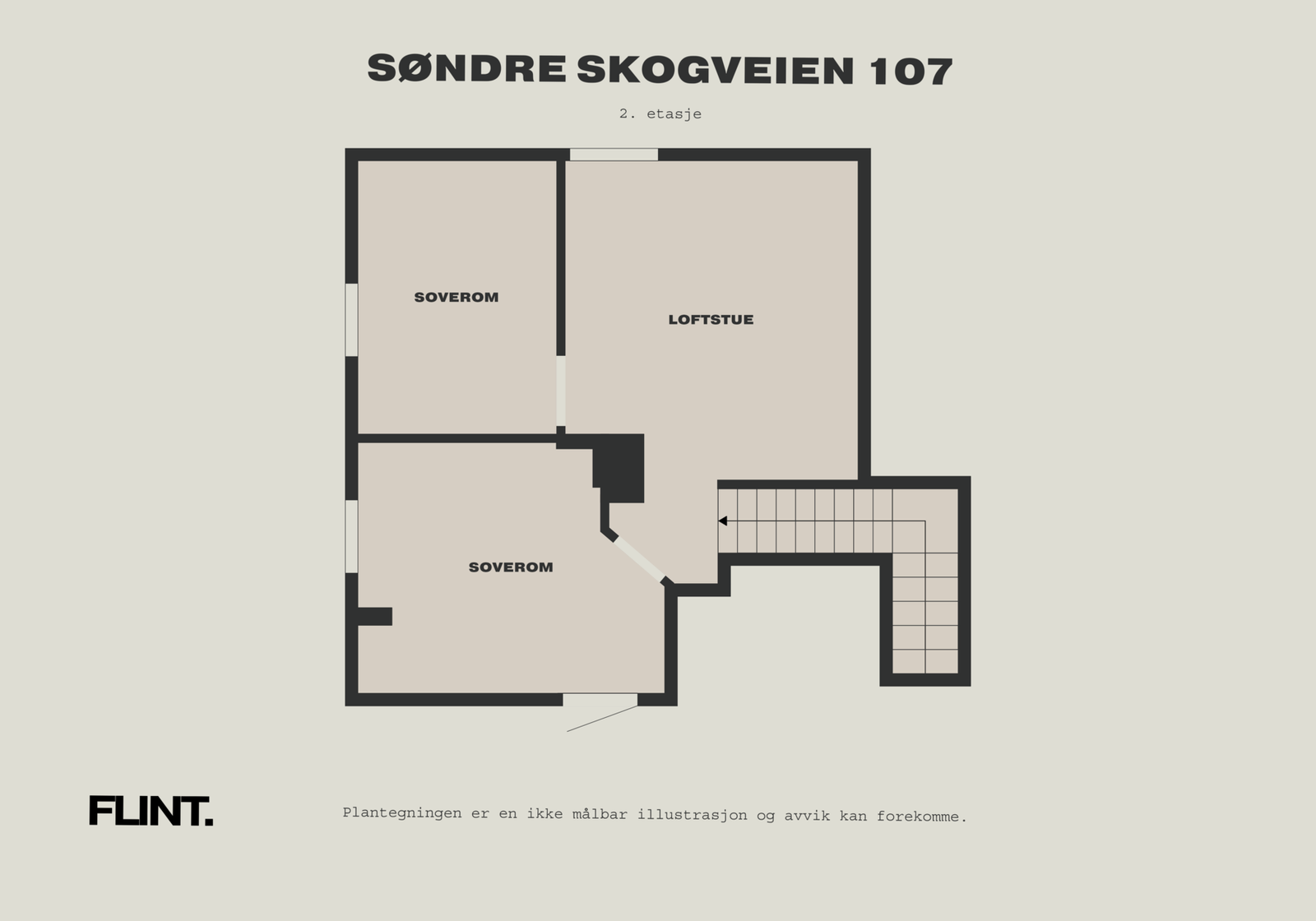 Plantegning - Loftetasje Galleribilde