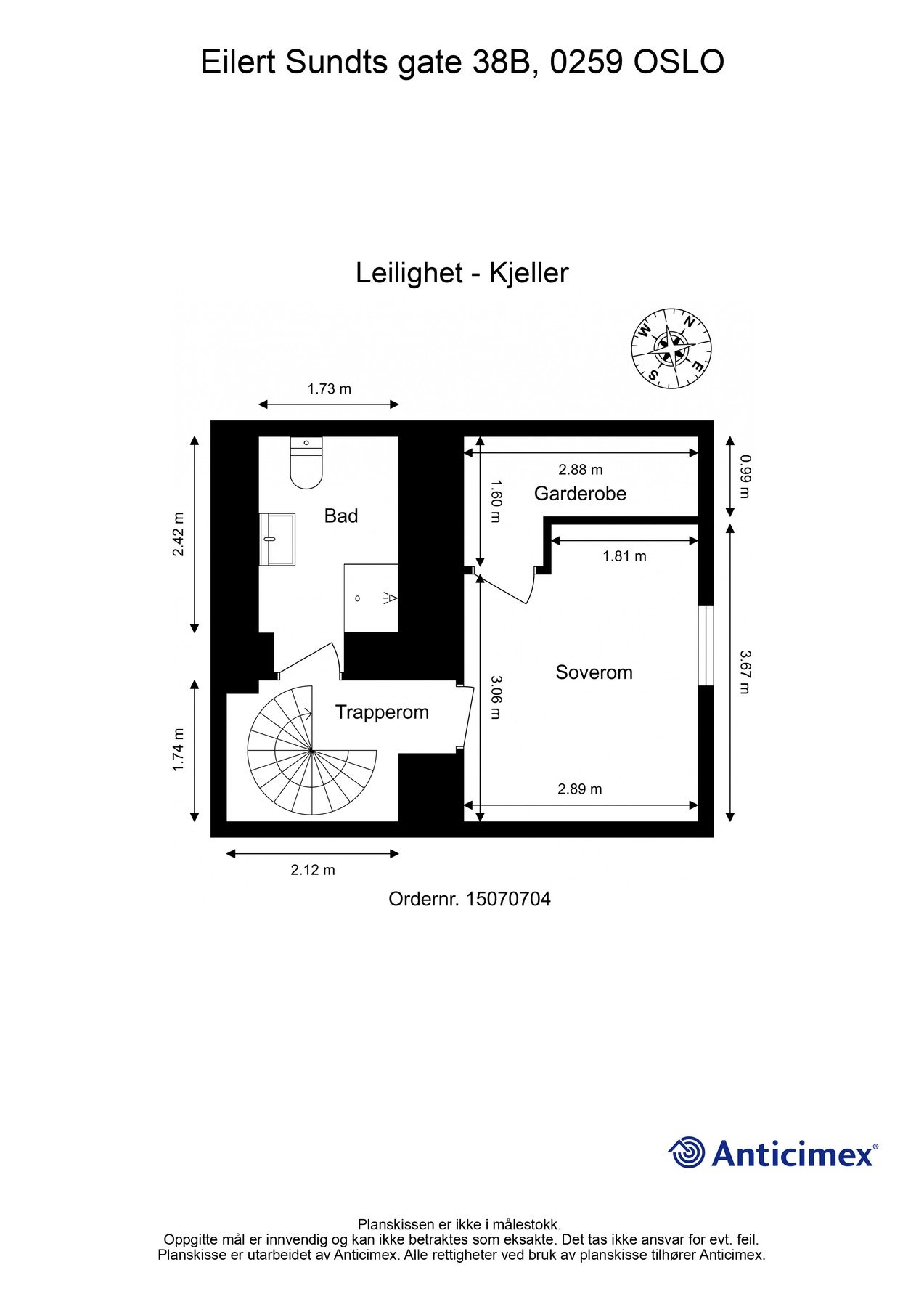 Og her har du planskissen for kjelleren. Galleribilde