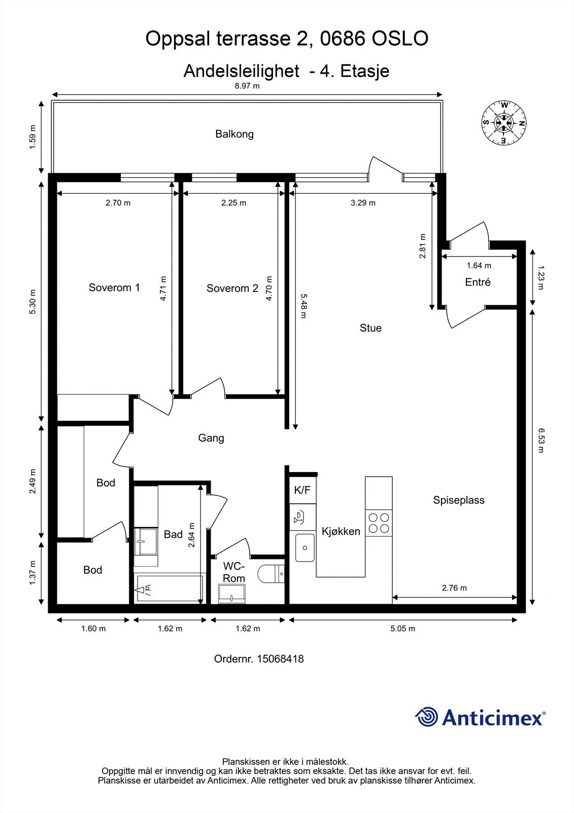Plantegning Galleribilde