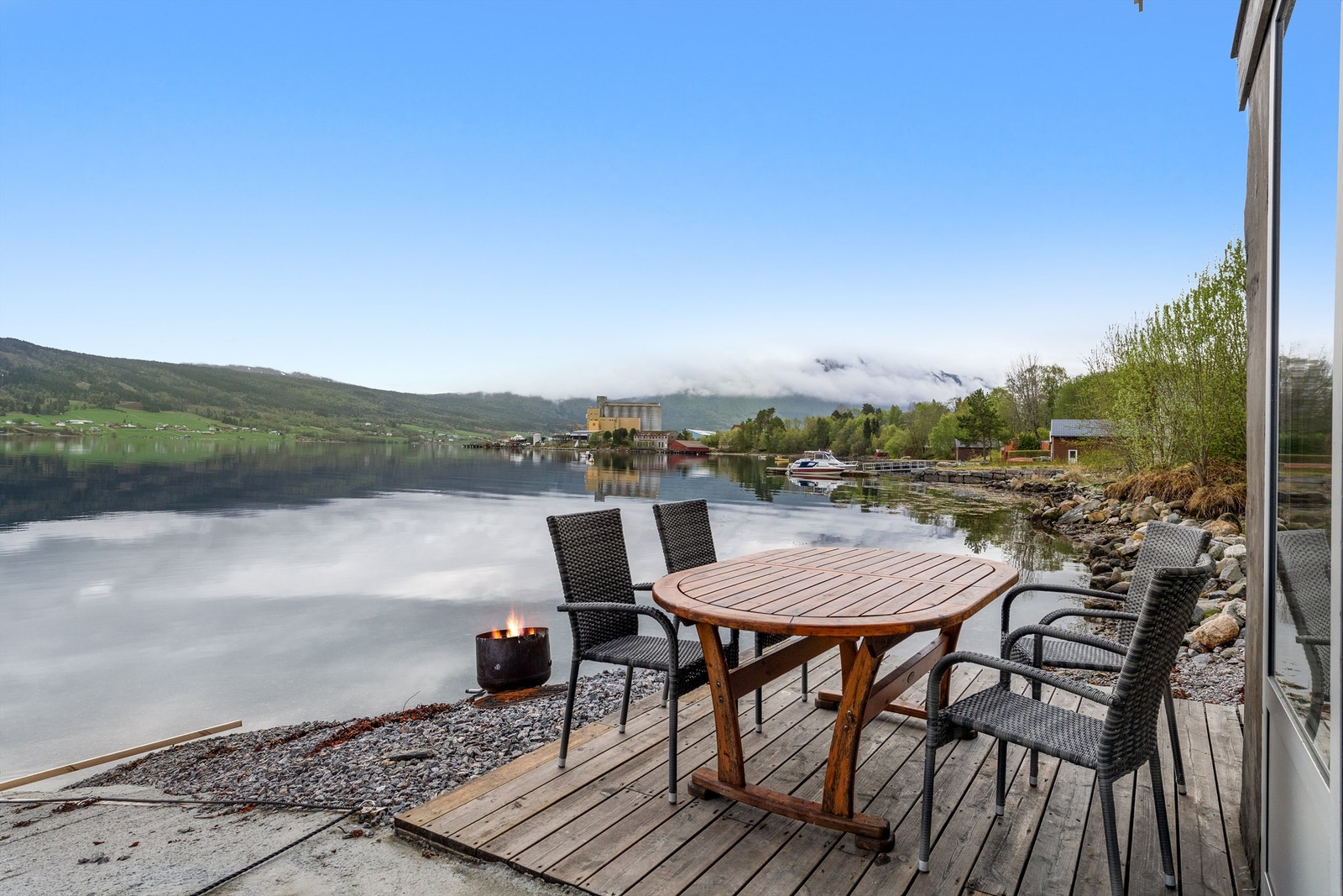 Koselig uteområde Galleribilde