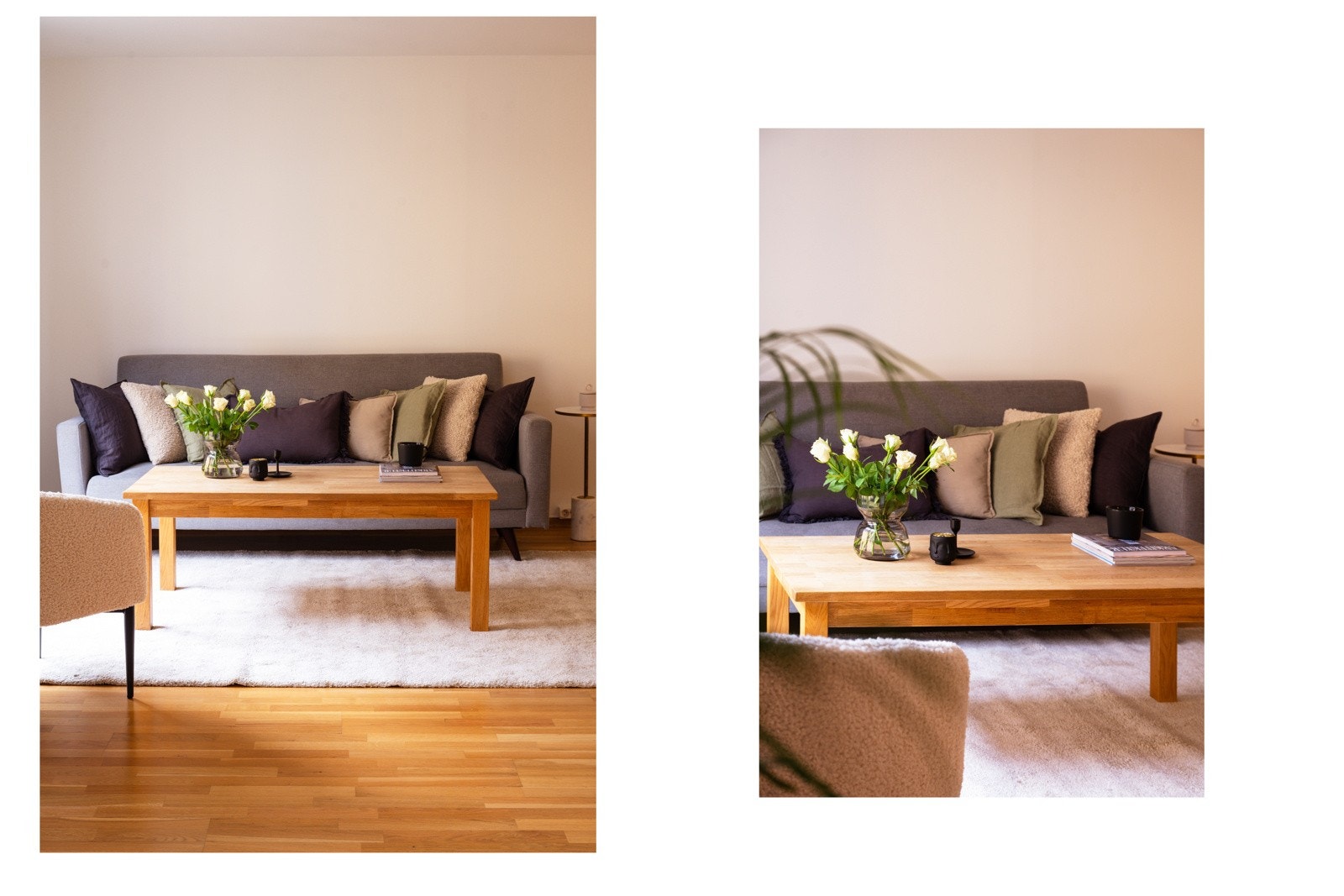 Det er god plass til sofagruppe med tilhørende møblement. Galleribilde