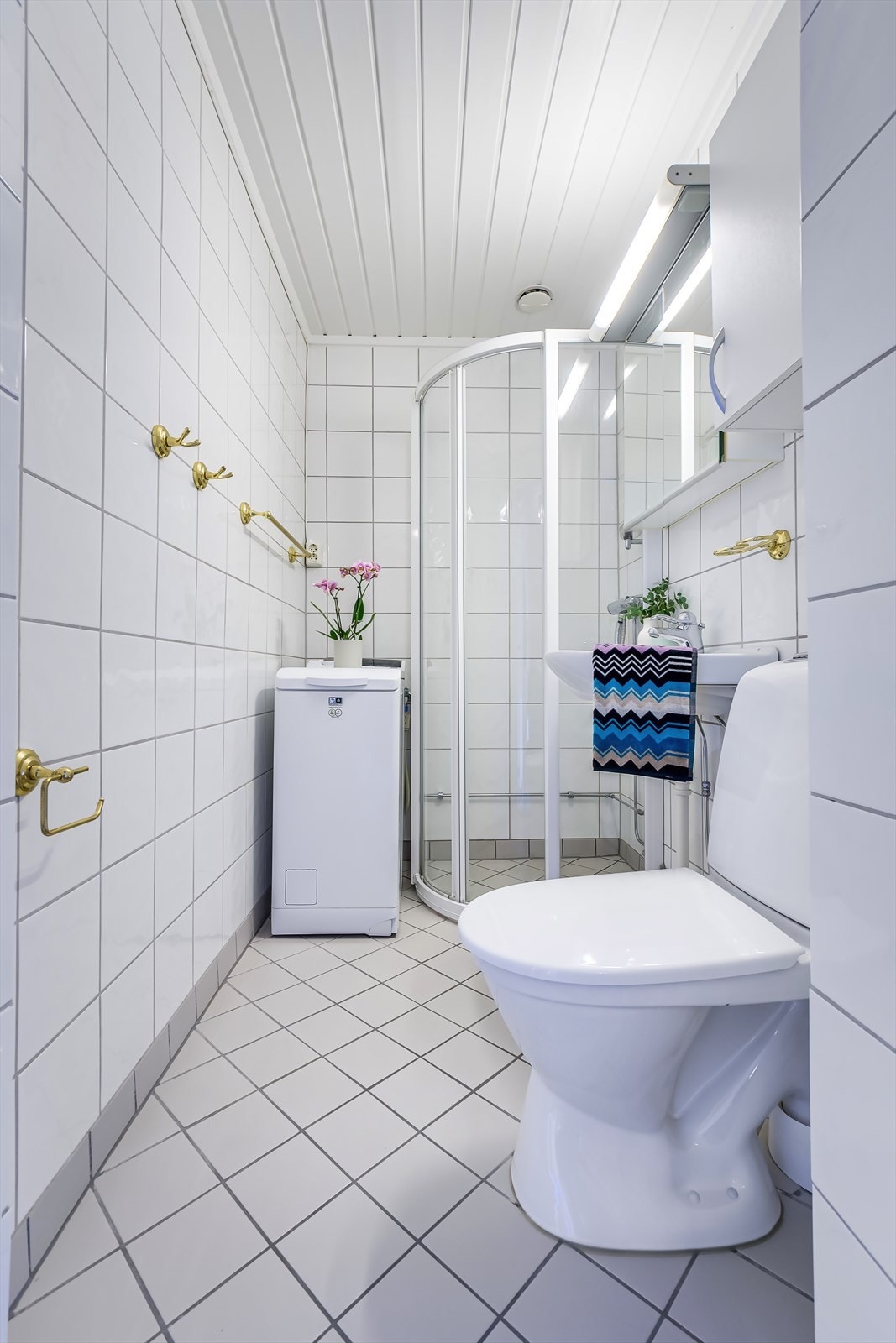 Baderommet ble pusset opp i 2004 i regi av borettslaget Galleribilde