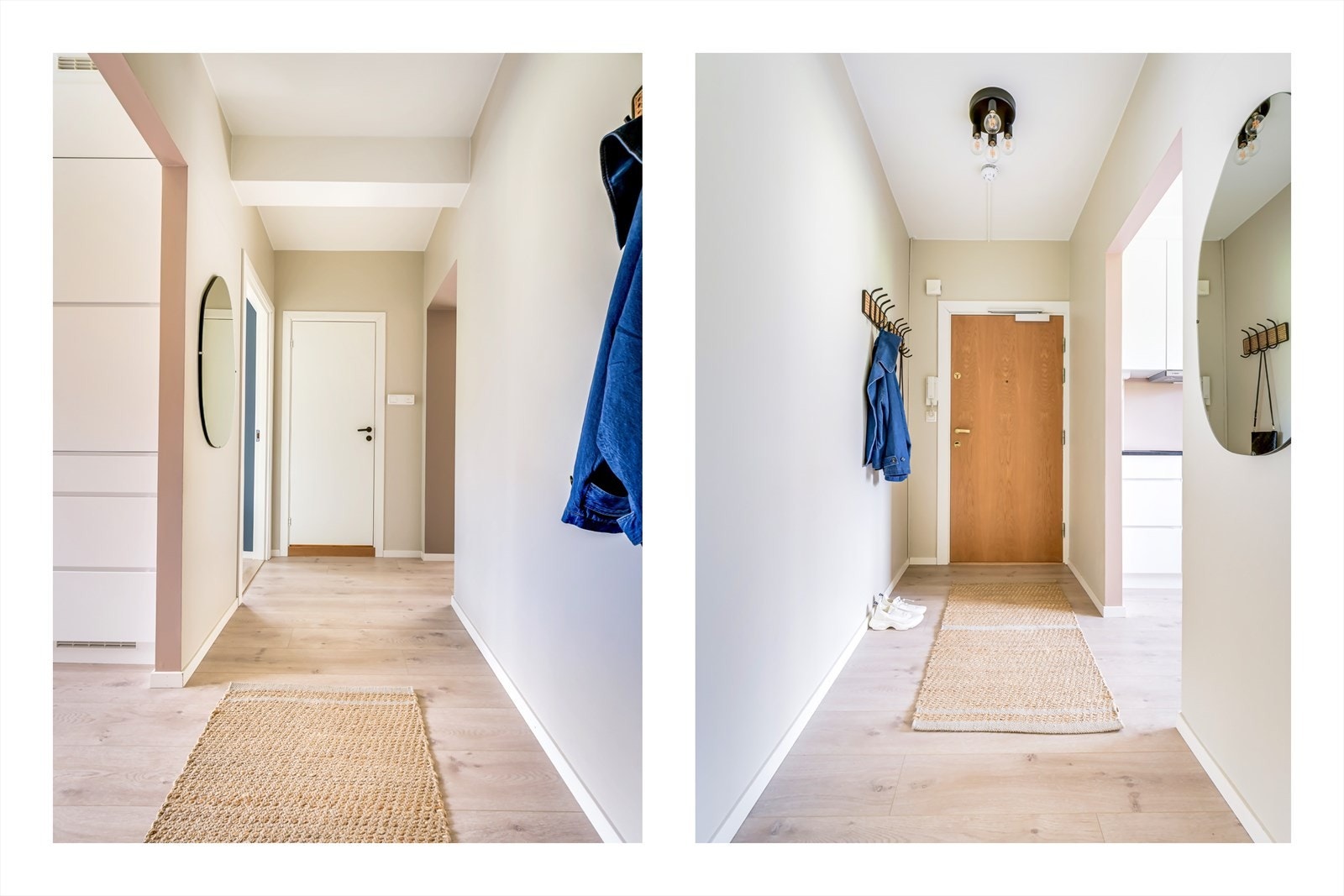 Innbydende og romslig gang/entré Galleribilde