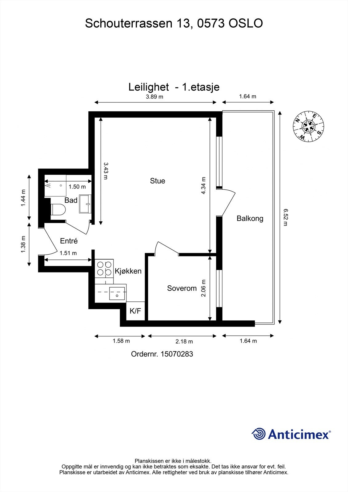 Planløsningen er åpen og sosial! Galleribilde