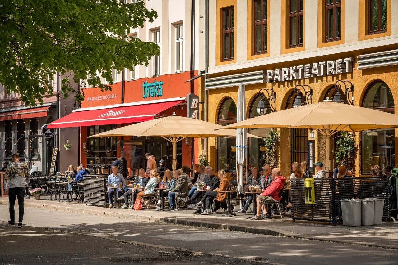 Det er kort vei til Grünerløkka og et yrende byliv. Her finner du flere parker og spennende restauranter og utesteder. Galleribilde