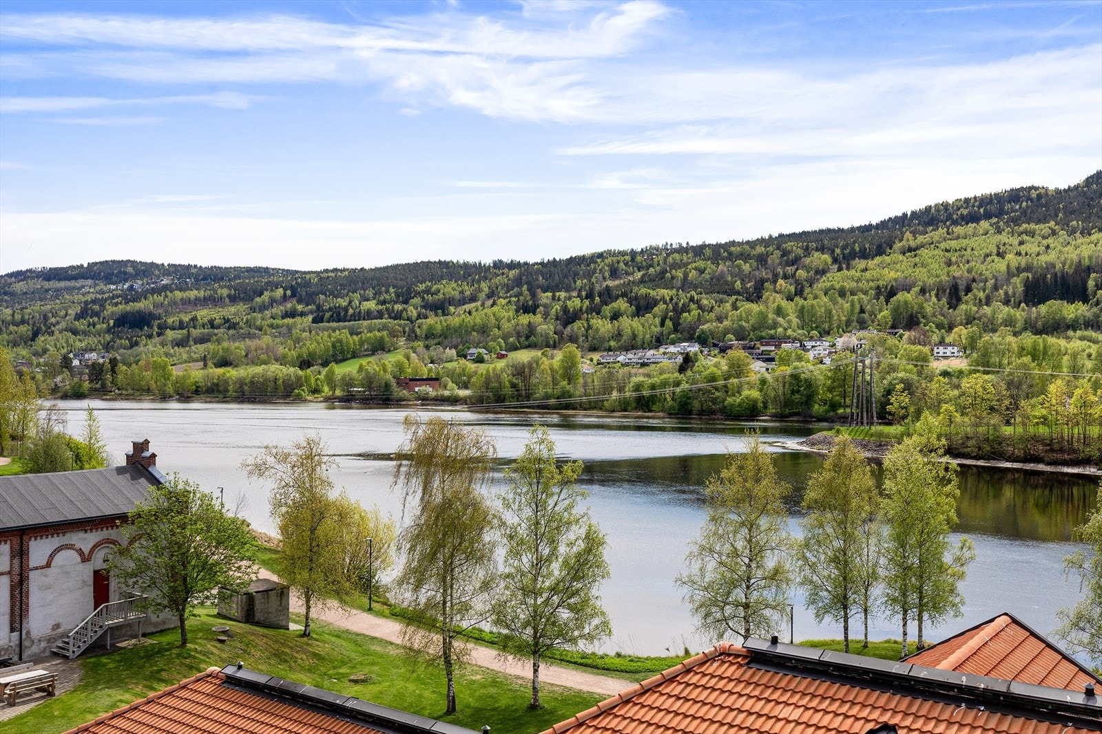 Utsikt fra balkongen Galleribilde