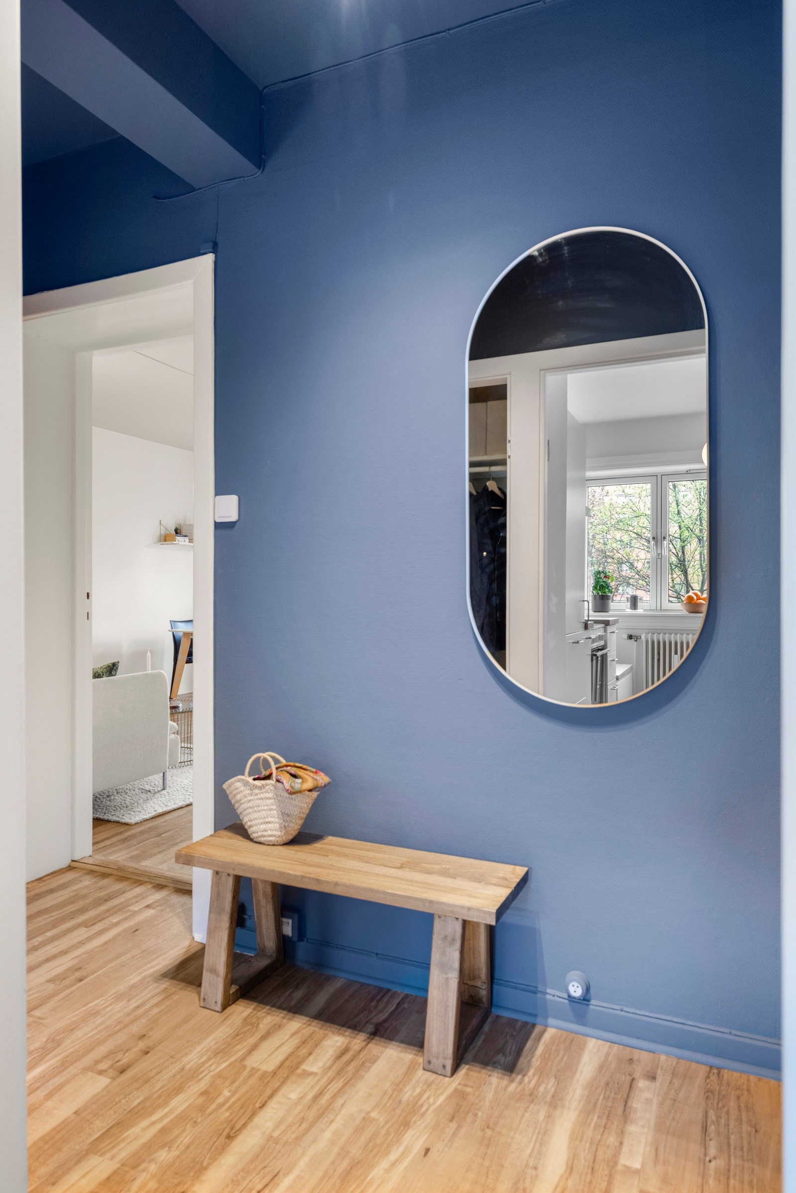 - Leiligheten har en praktisk gjennomgående planløsning med mulighet for 3-roms - Galleribilde