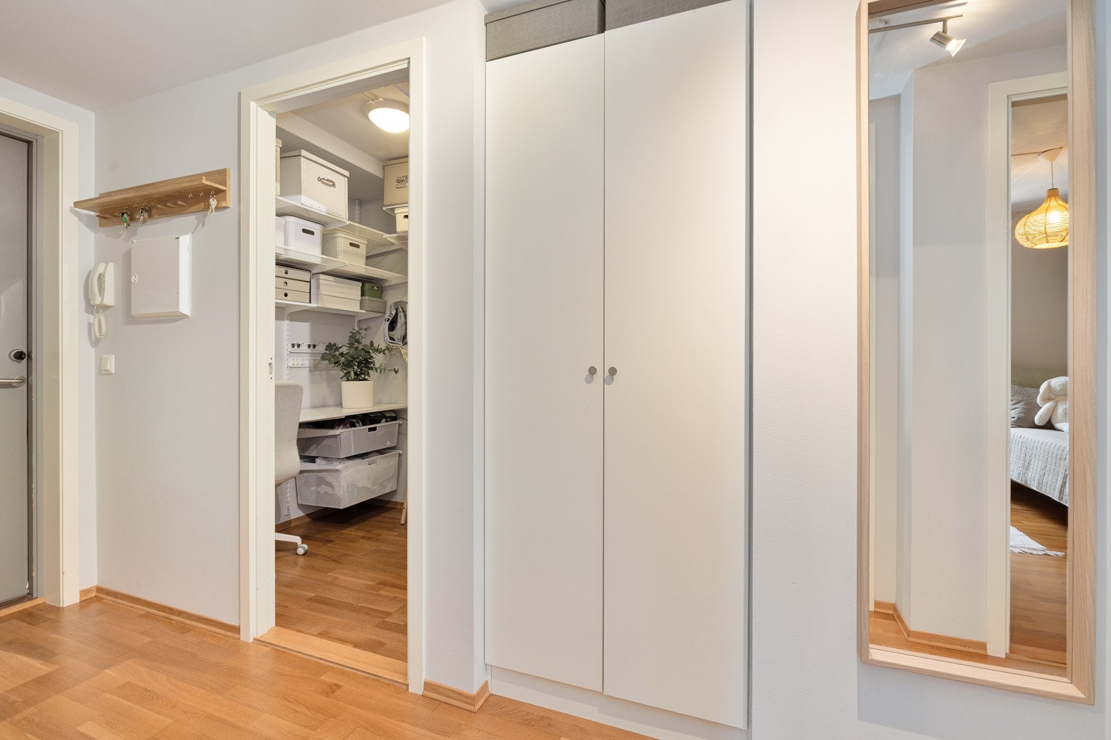 Hyggelig mellomgang / entré med adkomst til intern bod. Galleribilde