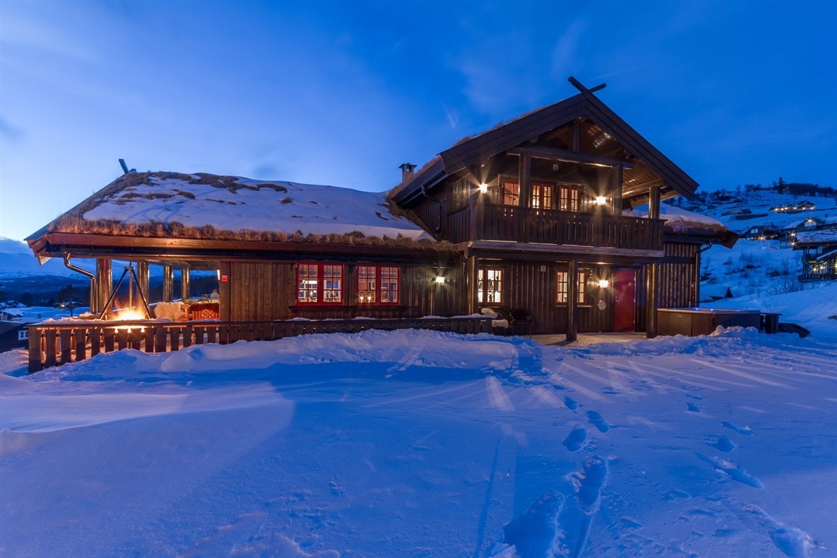 Fasadebilde vinterstid Galleribilde