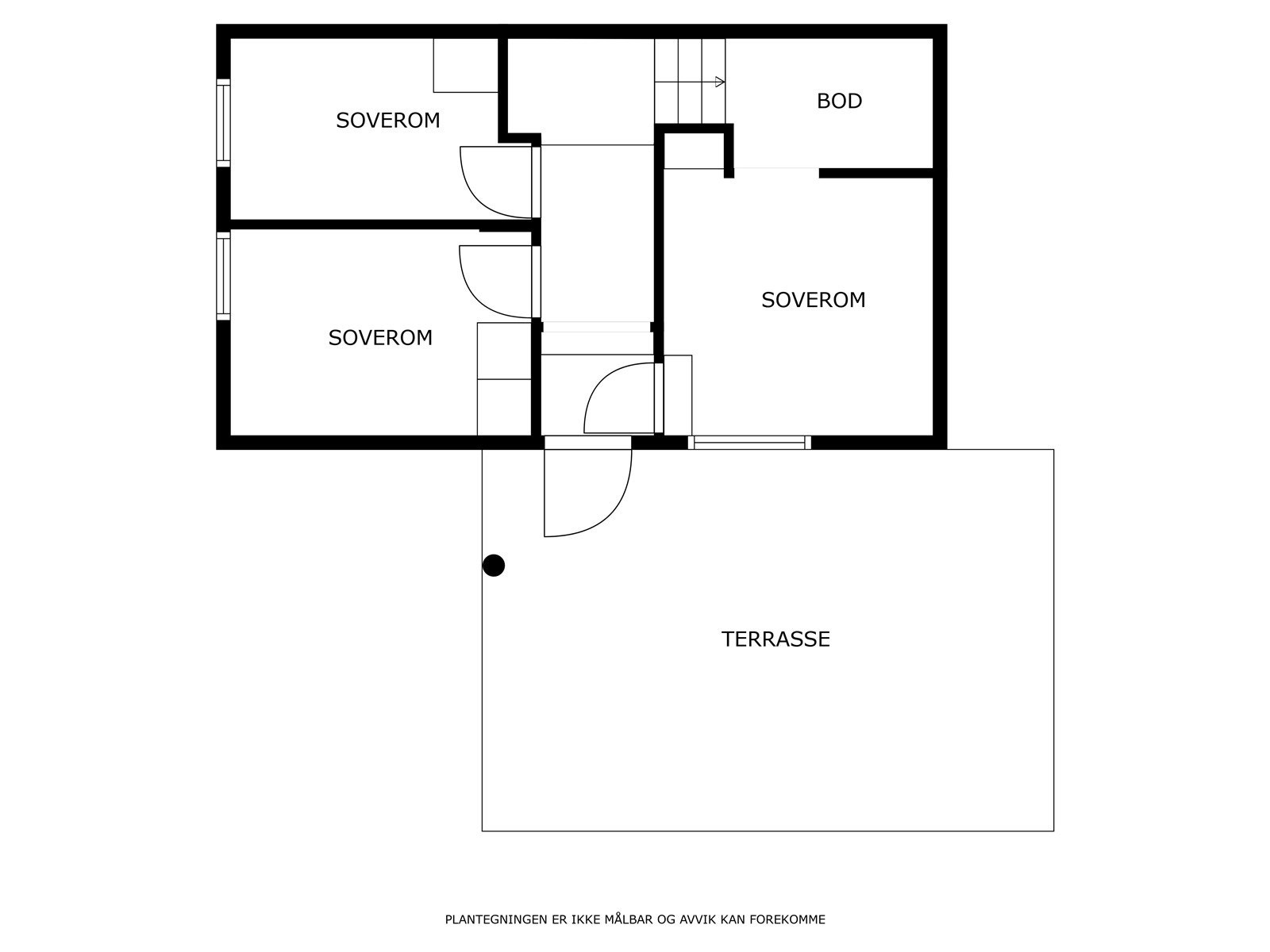 Plantegning 1 .etg. Galleribilde