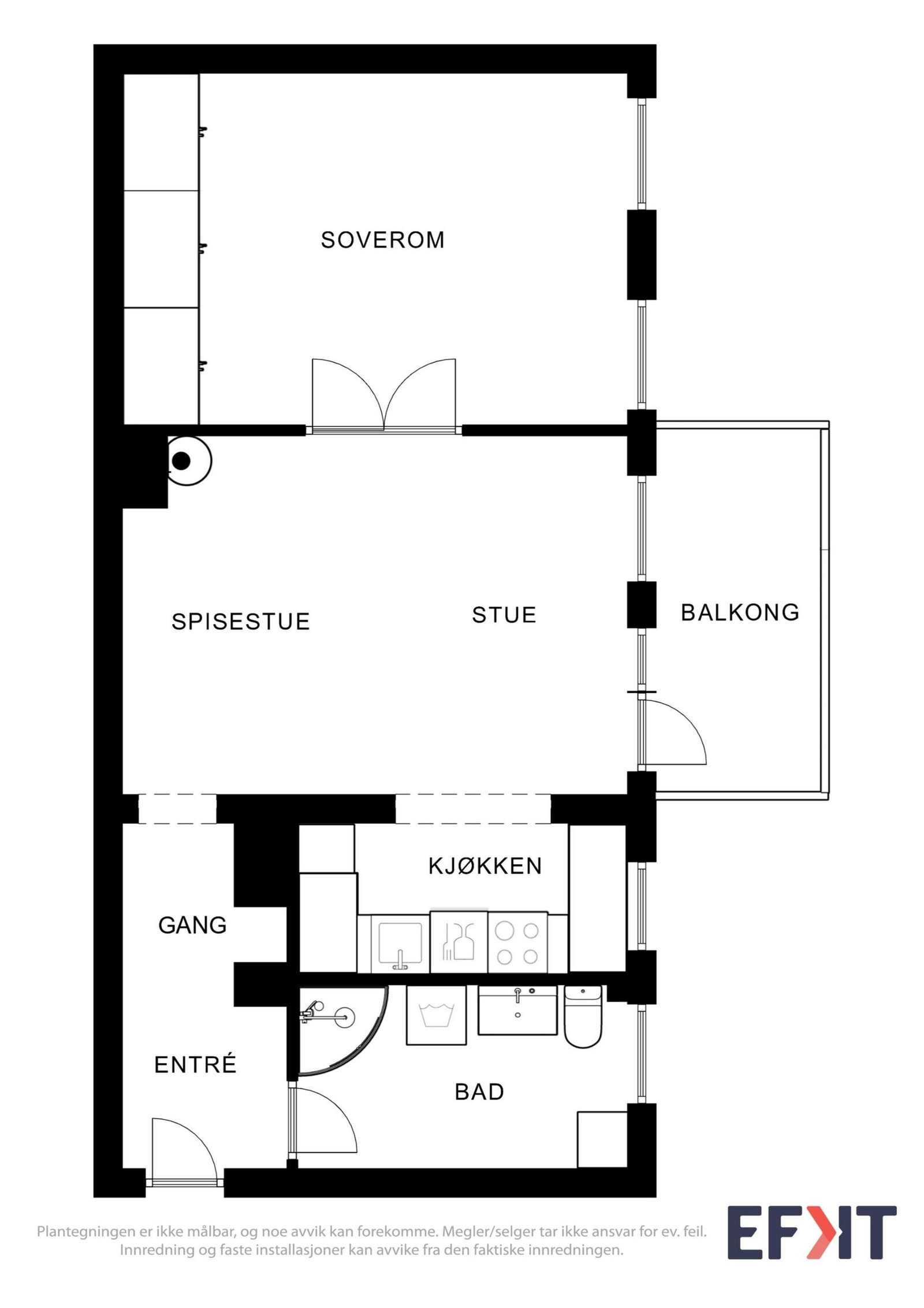 Plantegning Galleribilde