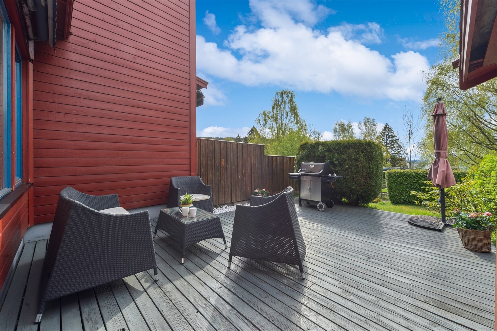 Her kan man sitte usjenert til og invitere venner og familie til hyggelige sammenkomster! Galleribilde