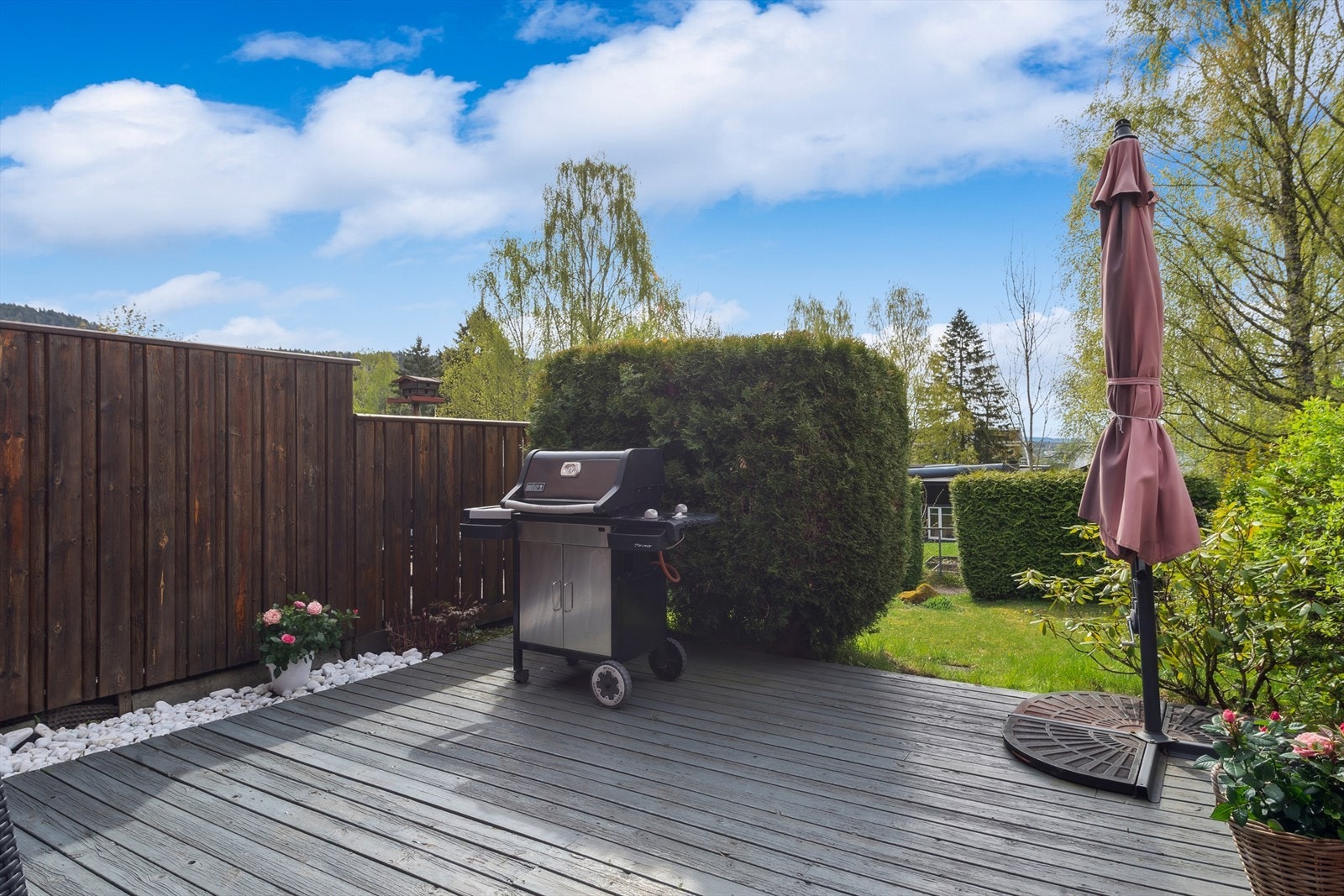 Hagen er pent opparbeidet. Galleribilde