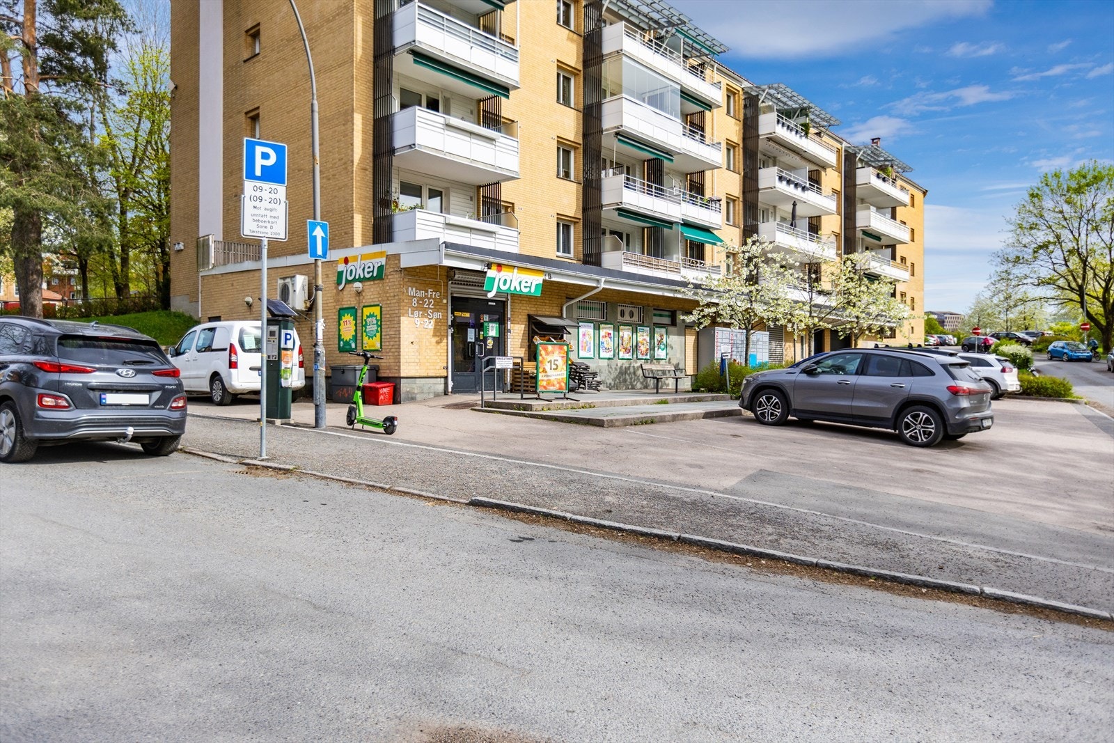 Joker ligger bare 2 minutter unna. Galleribilde