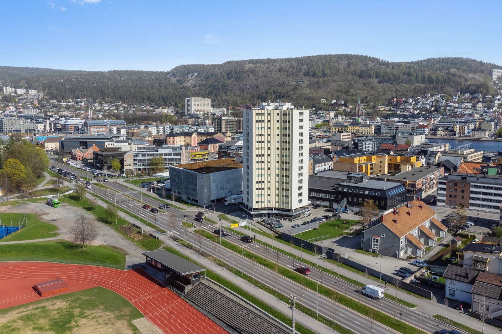 Dronebilde. Galleribilde