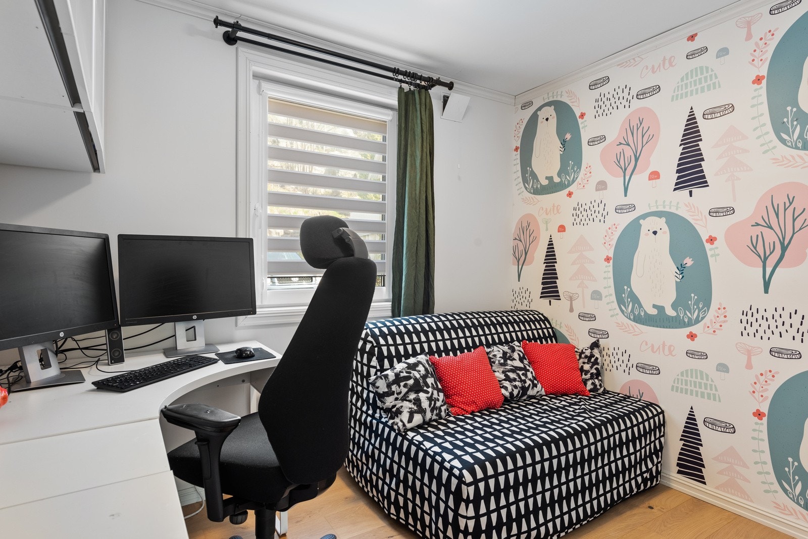 Soverom 3 er perfekt som gjesterom eller hjemmekontor Galleribilde