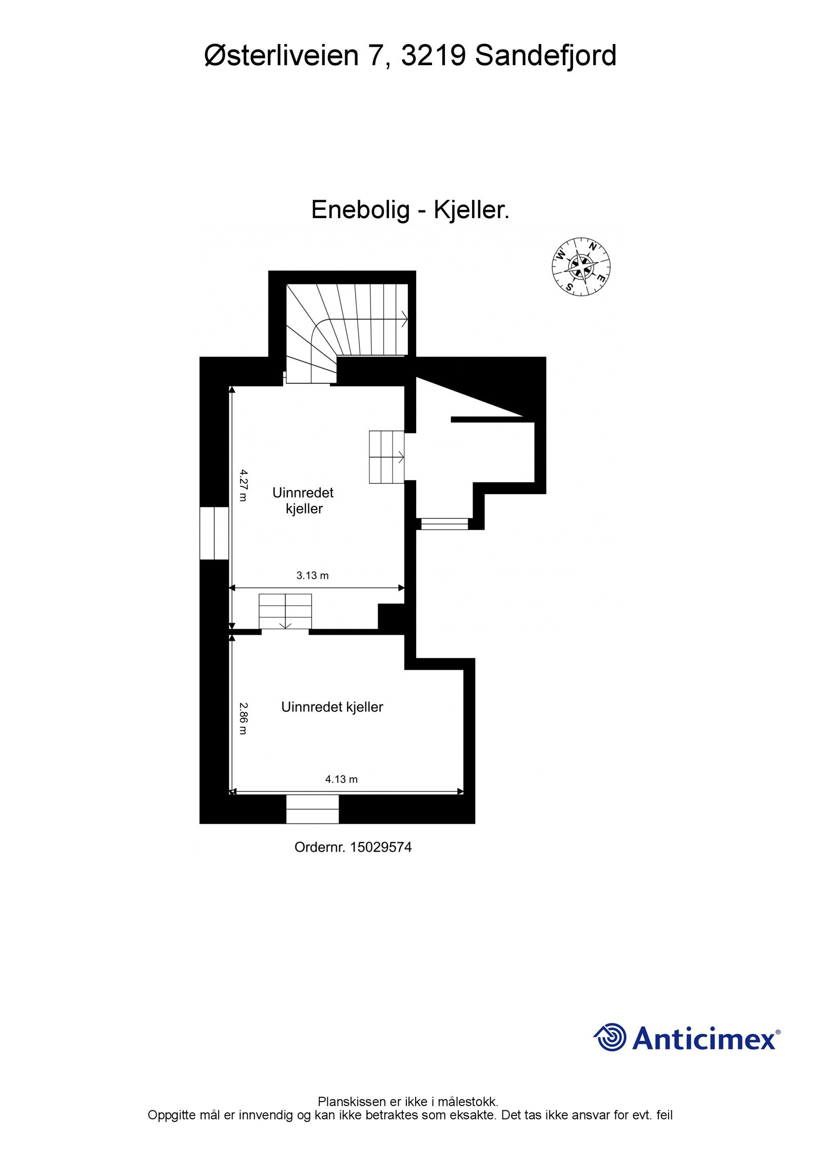 Plantegning kjeller Galleribilde