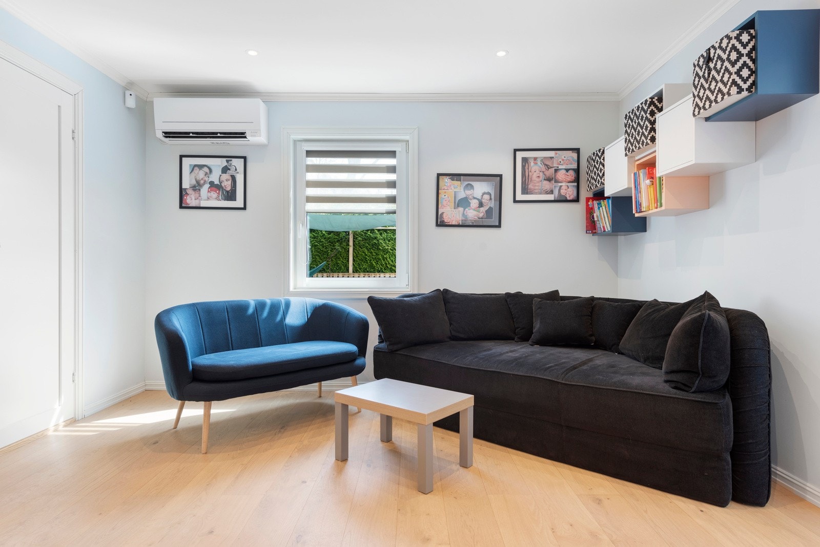 Det er montert varmepumpe i stuen Galleribilde