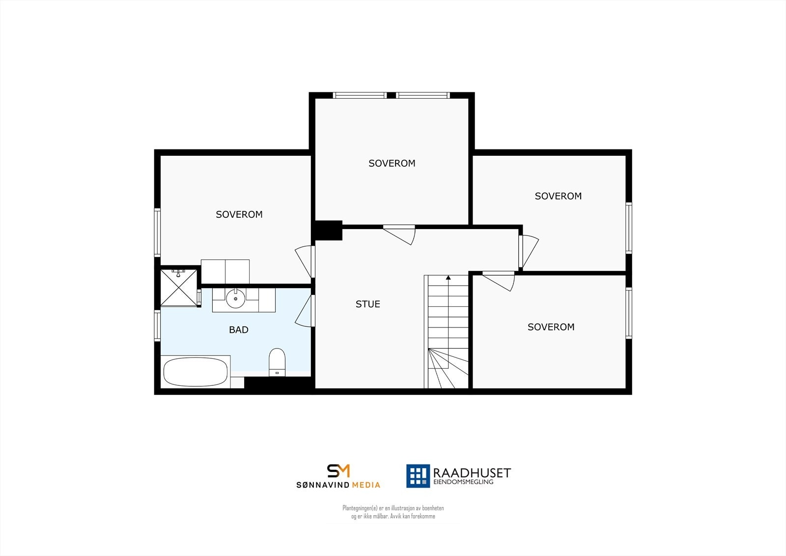 2D Plantegning | 2. Etasje Galleribilde