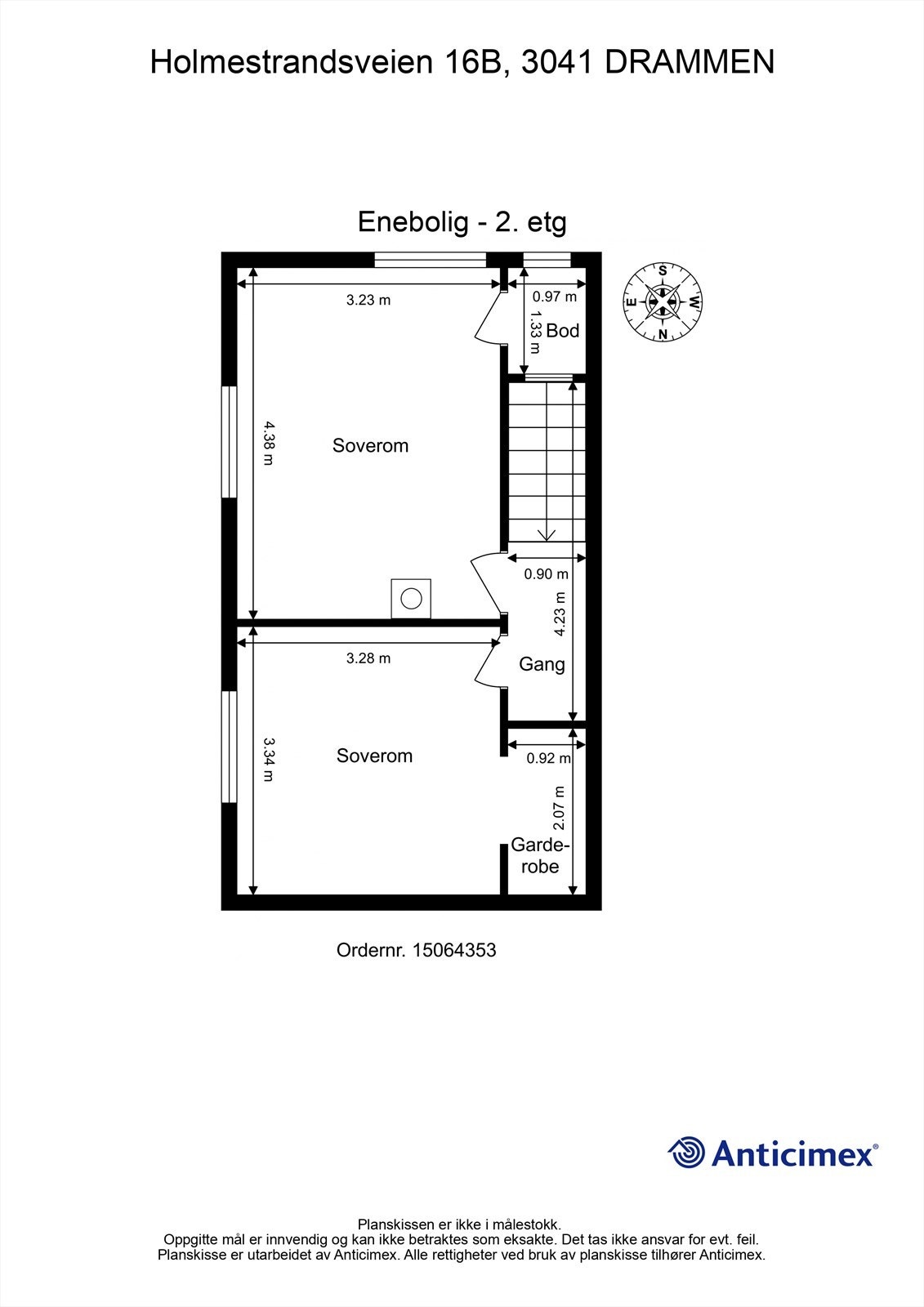 Plantegning 2. etg Galleribilde
