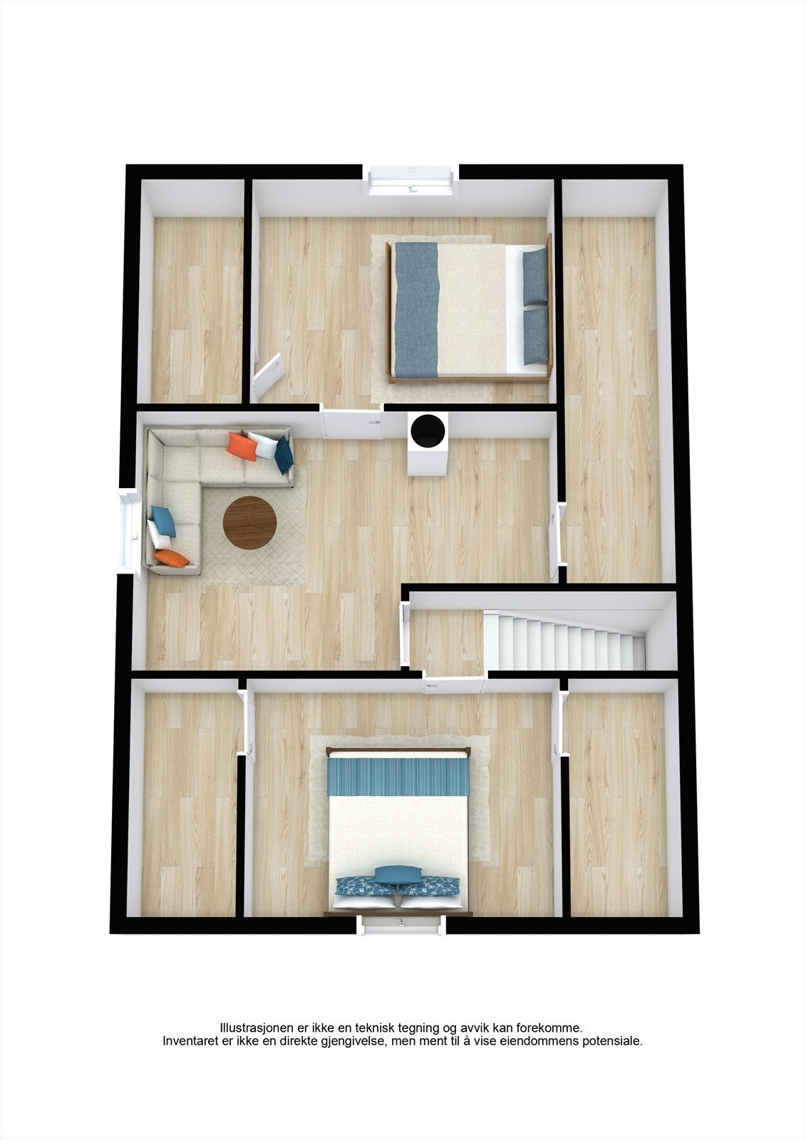 Loftsetg. Galleribilde