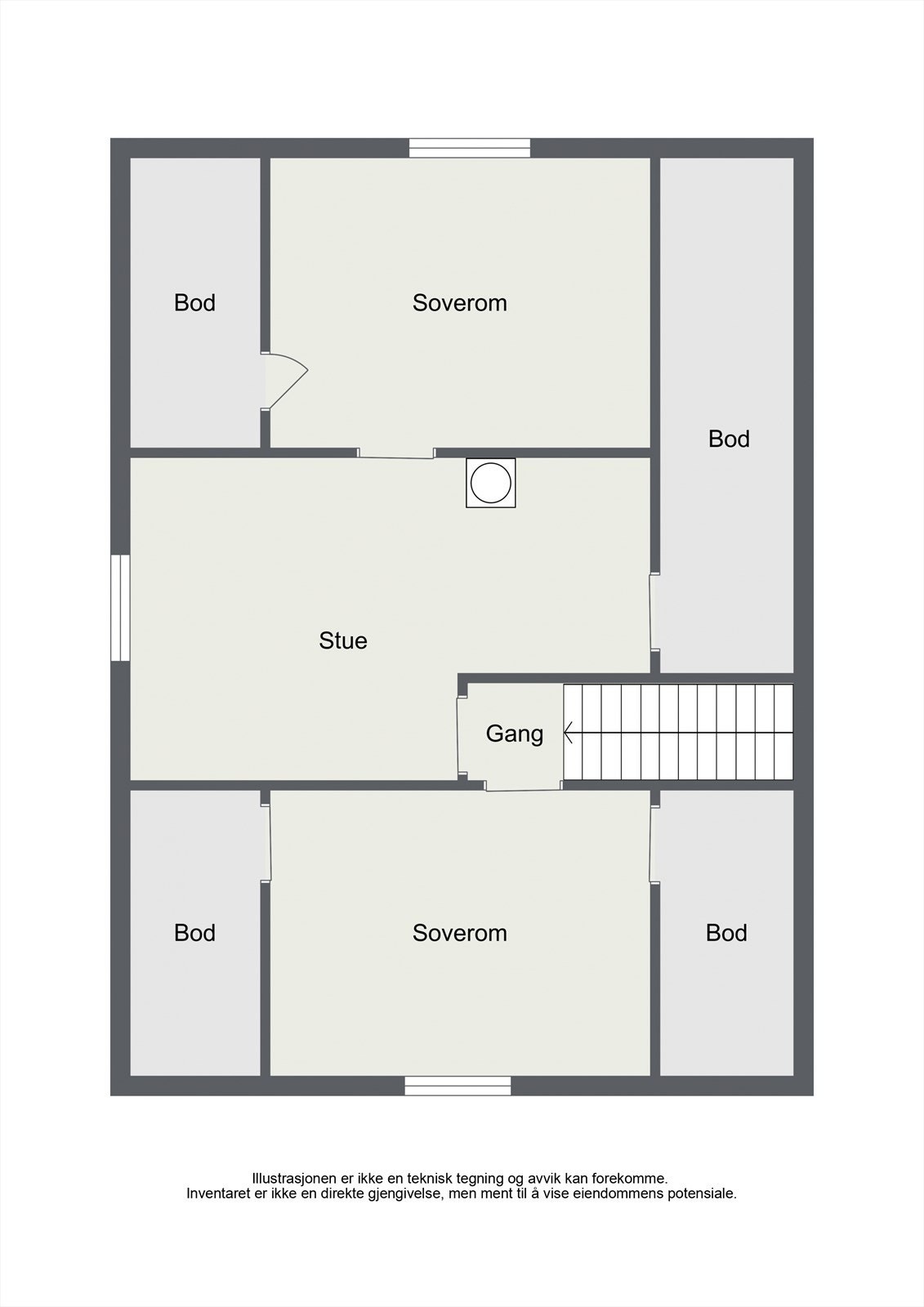 Loftsetg. Galleribilde
