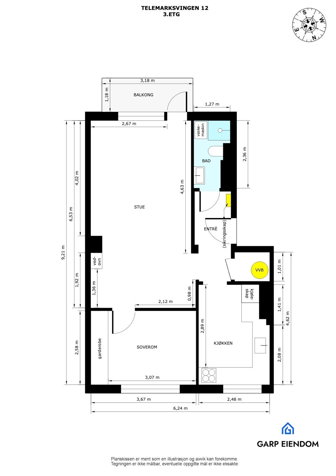 Plantegning Galleribilde