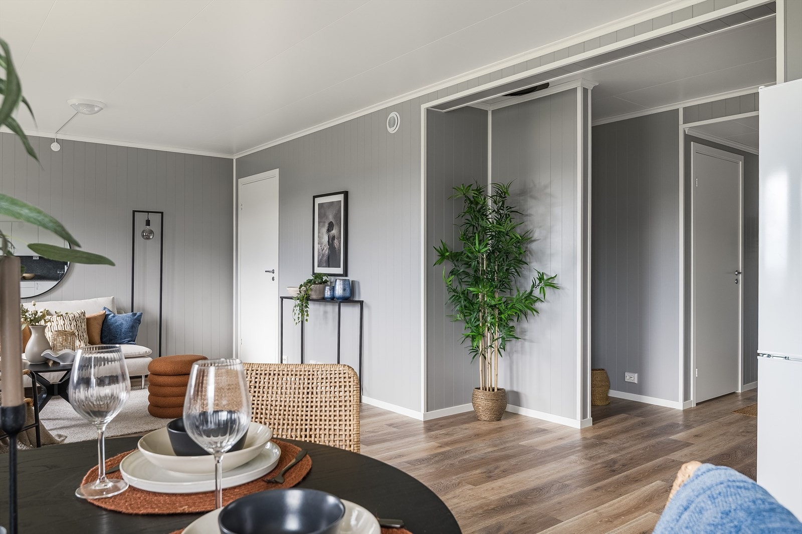 Leiligheten har balansert ventilasjon som sørger for et godt inneklima. Galleribilde