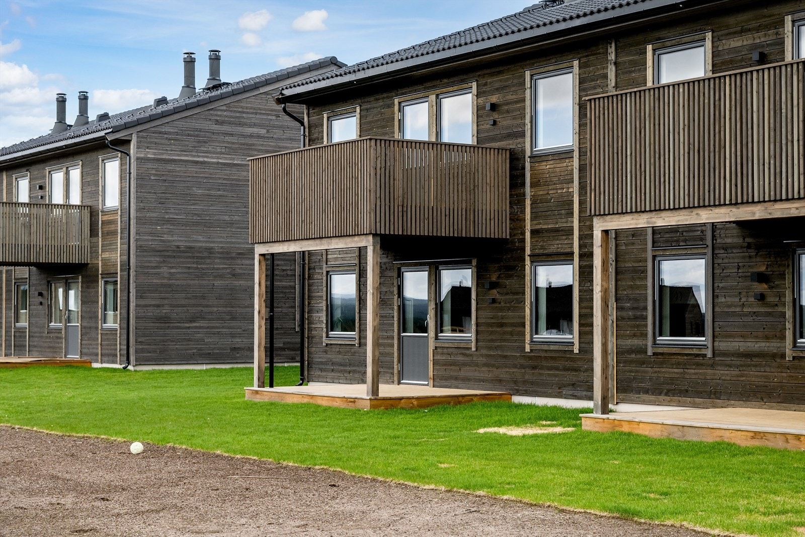 Eier av leiligheten vil disponere uteområde foran leiligheten. Galleribilde