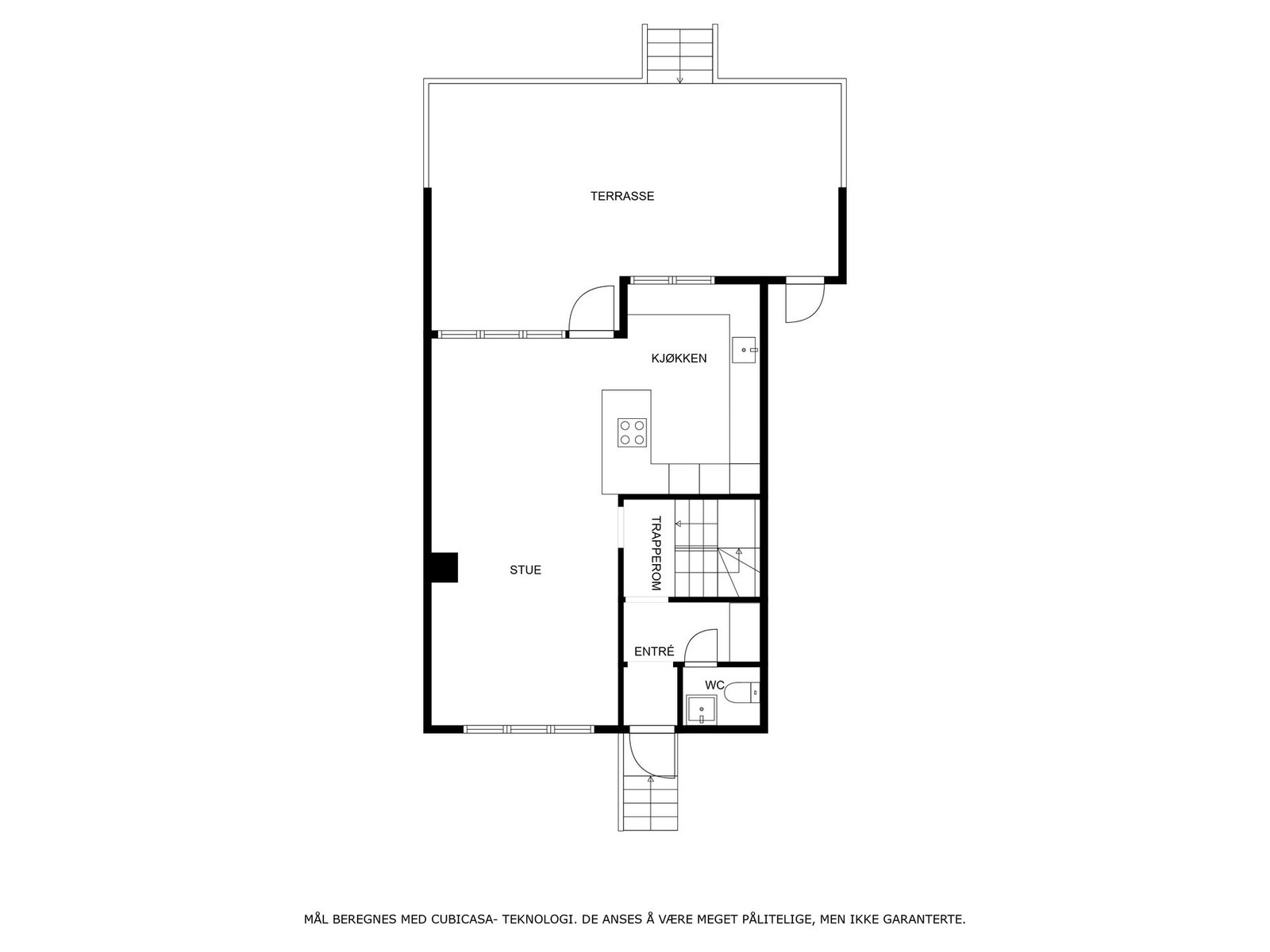Veiledende planskisse 1. etasje Galleribilde