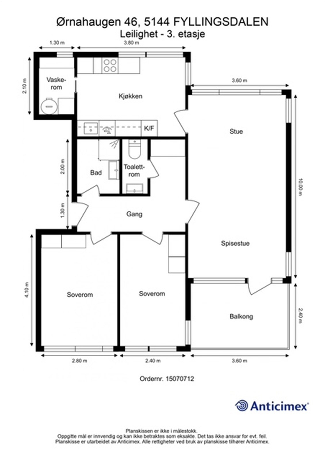 Plantegning Galleribilde