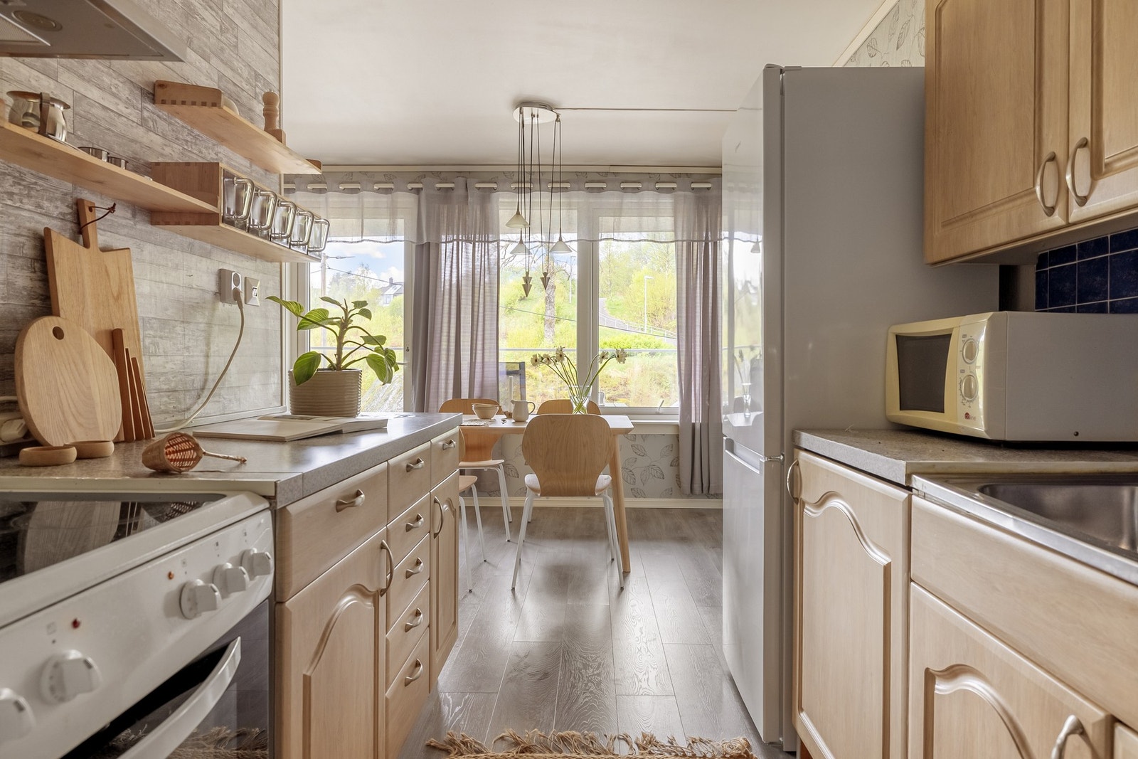 Kjøkkenet måles til 5,8 kvm. Galleribilde