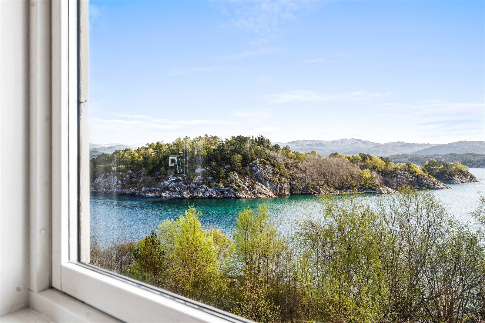 Flott utsikt fra stue Galleribilde