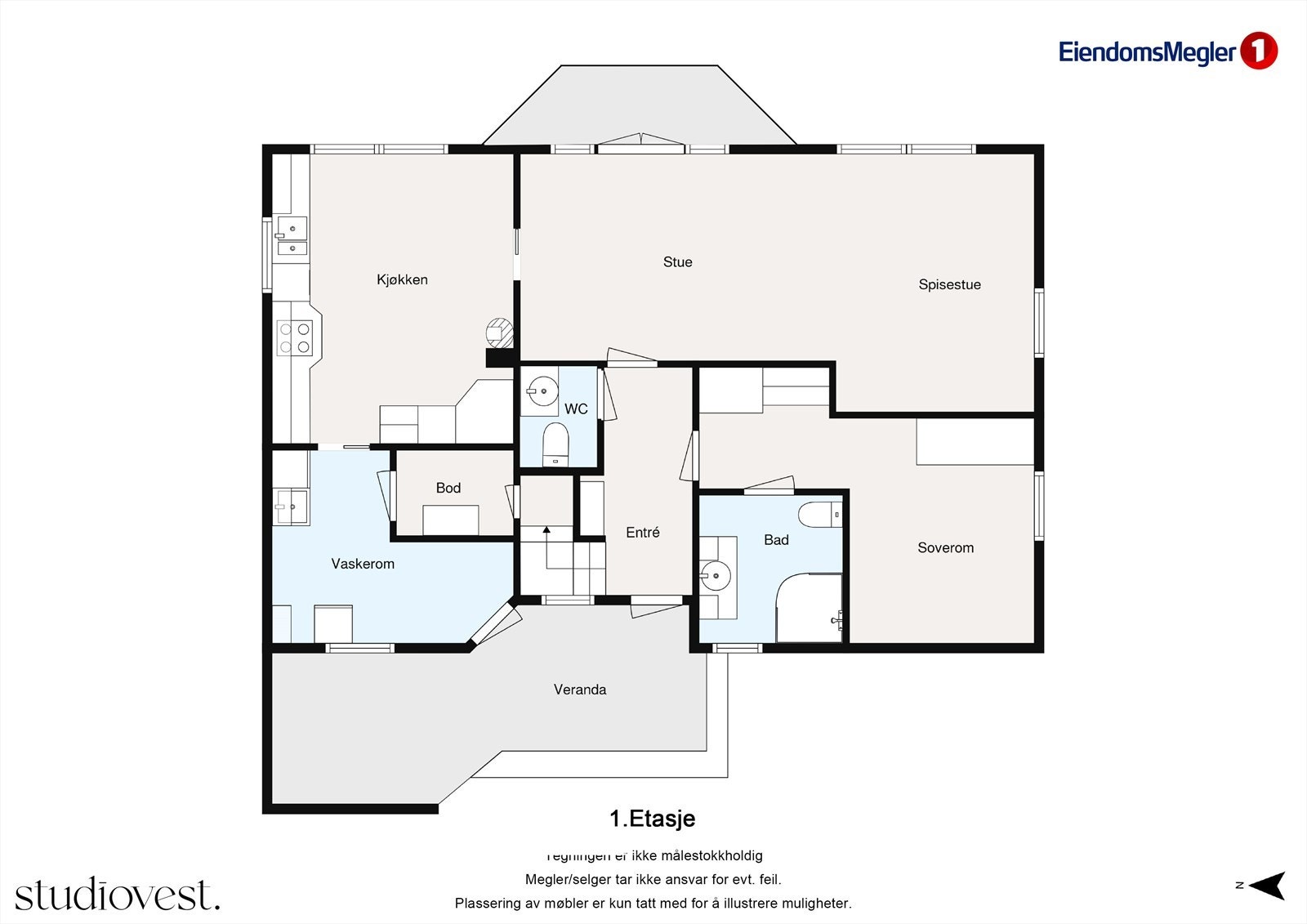 Planskisse Galleribilde