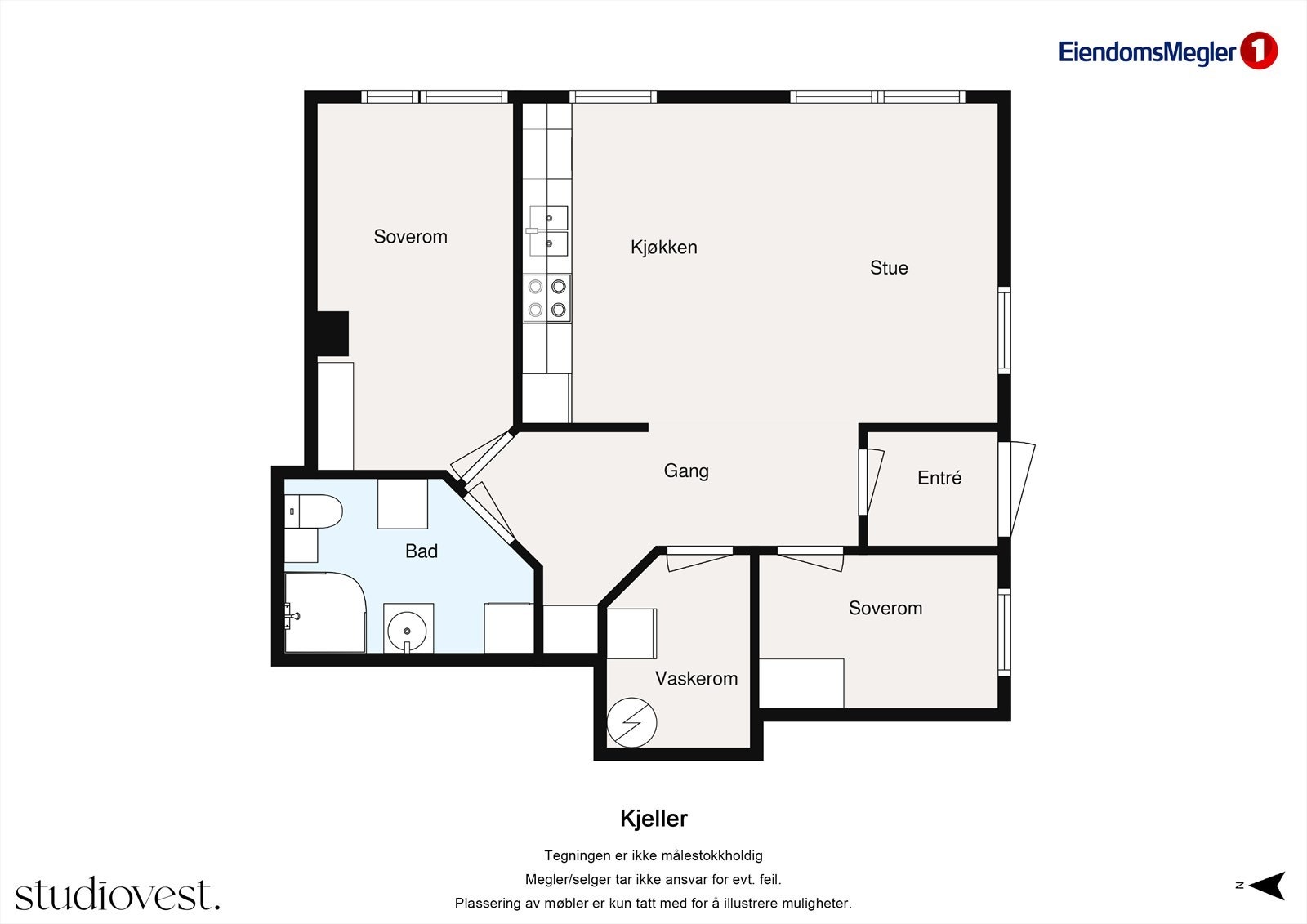 Planskisse Galleribilde