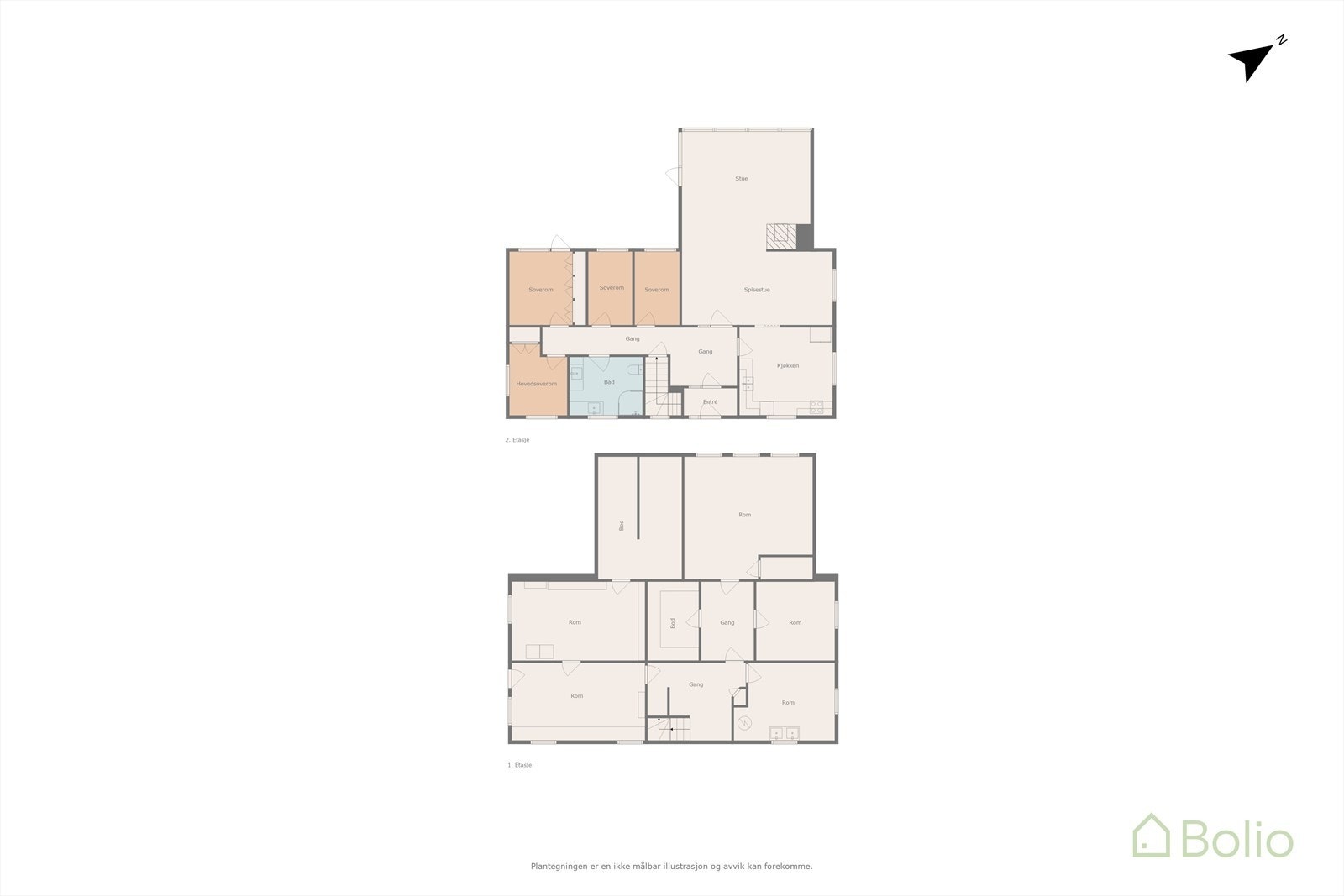 Plantegning Galleribilde