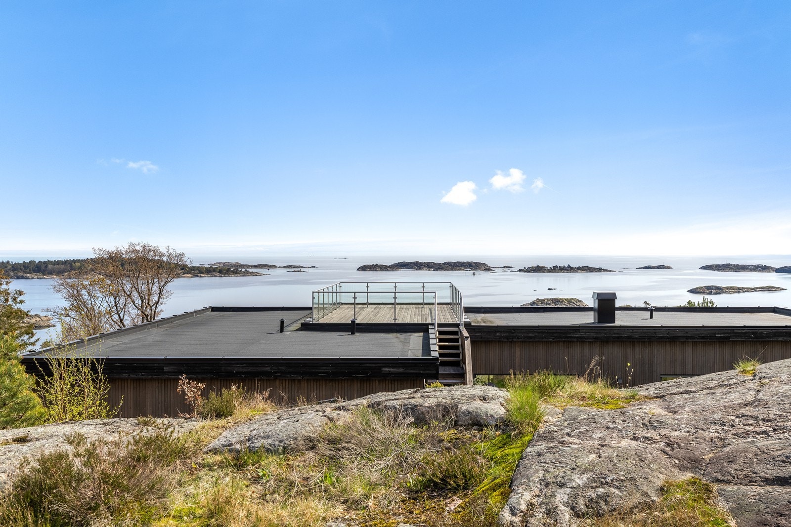 Utsikt mot hav og Groosefjorden Galleribilde