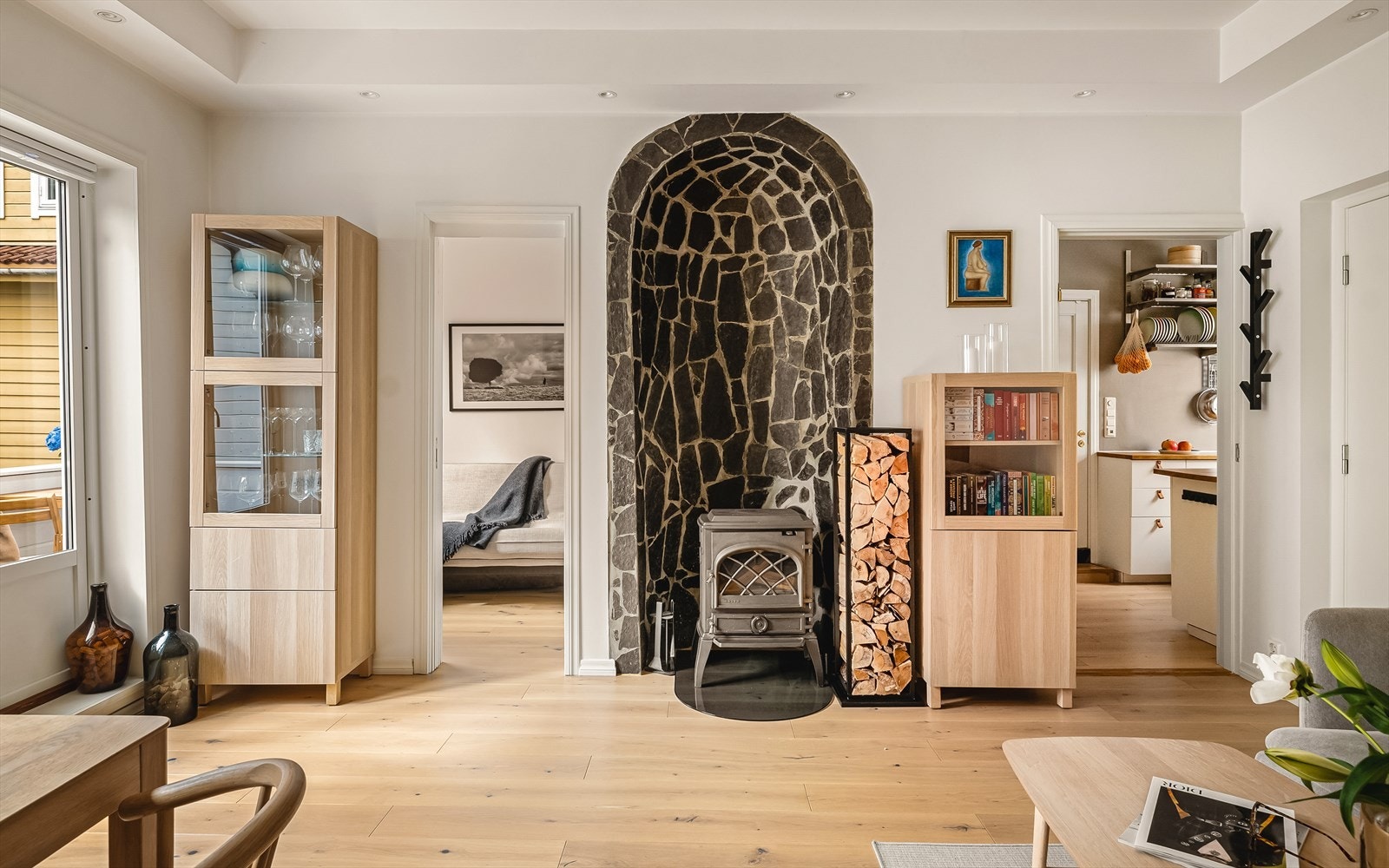 Vedovnen varmer godt på de kaldeste dagene! Galleribilde