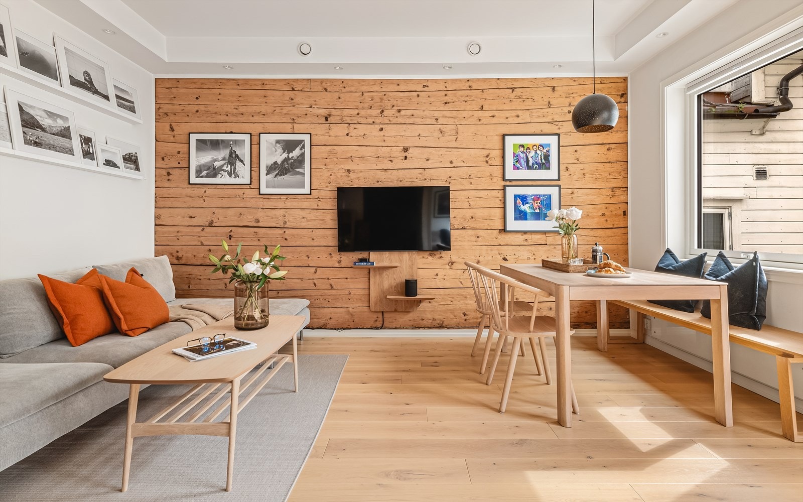 Original trevegg. Galleribilde